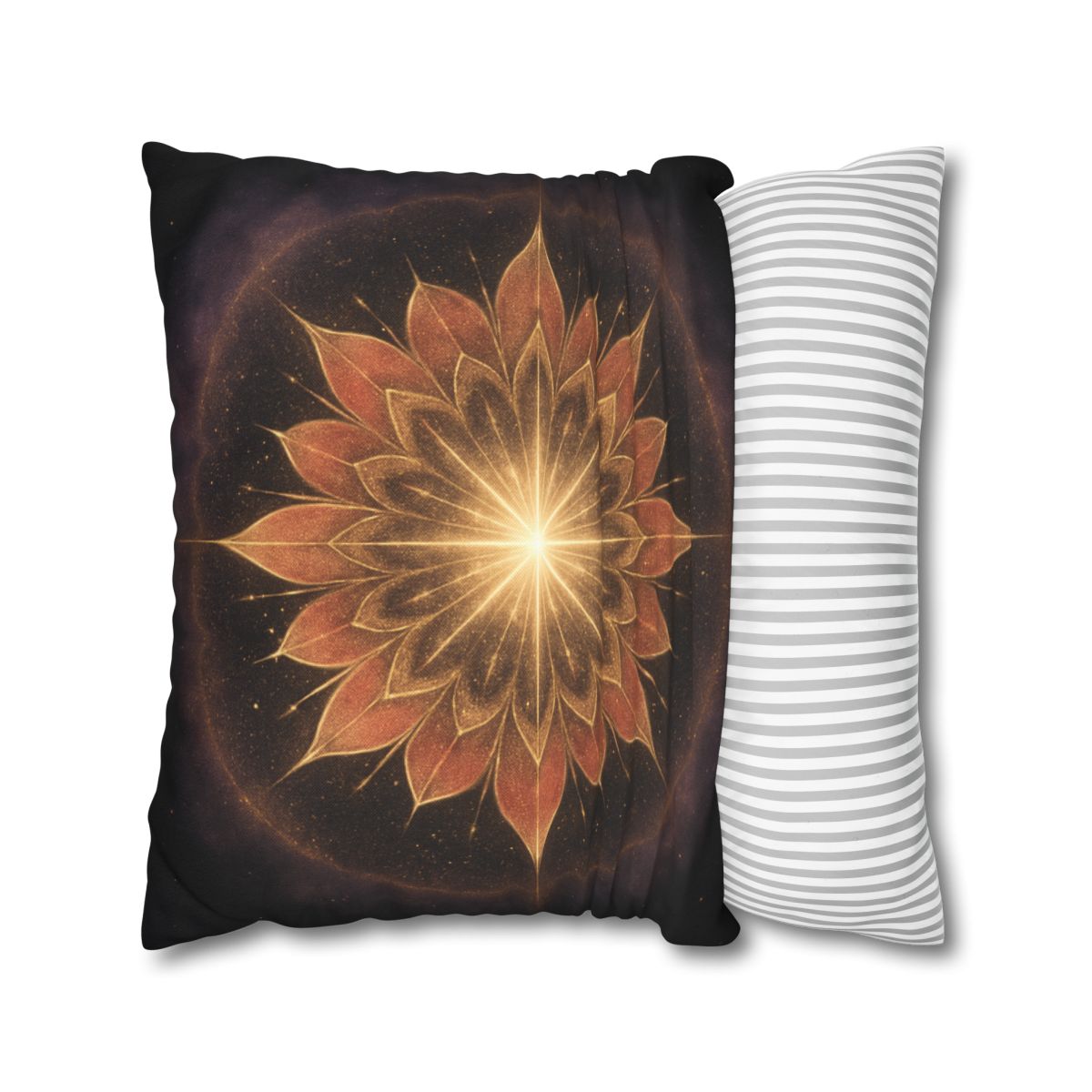 Starburst Petal Crown soft cotton pillow cases