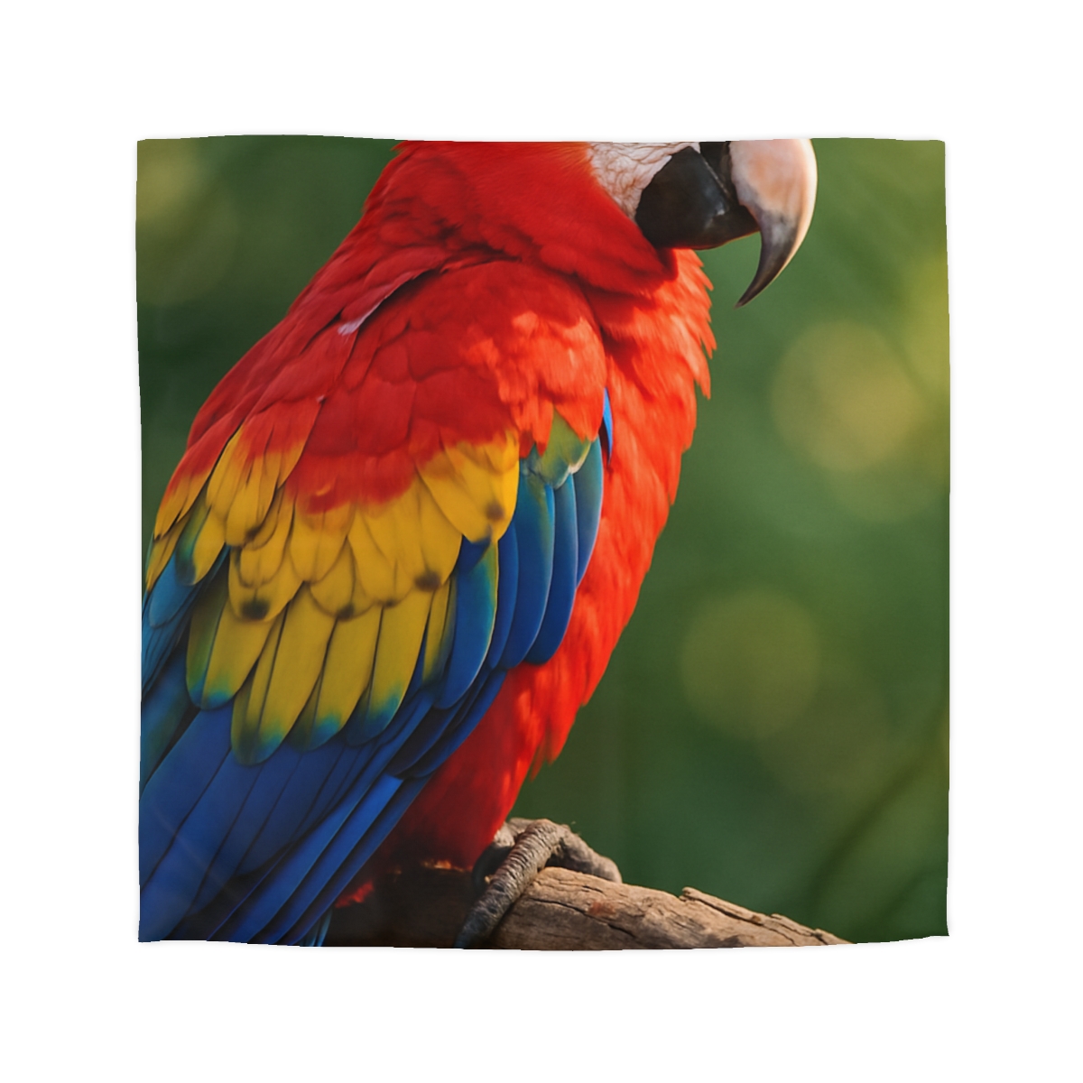 Prism Song Scarlet Macaw custom duvets