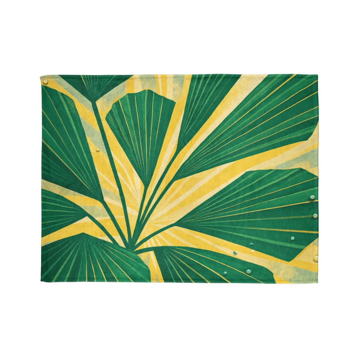 Frond Fan Radiance stylish throw blankets