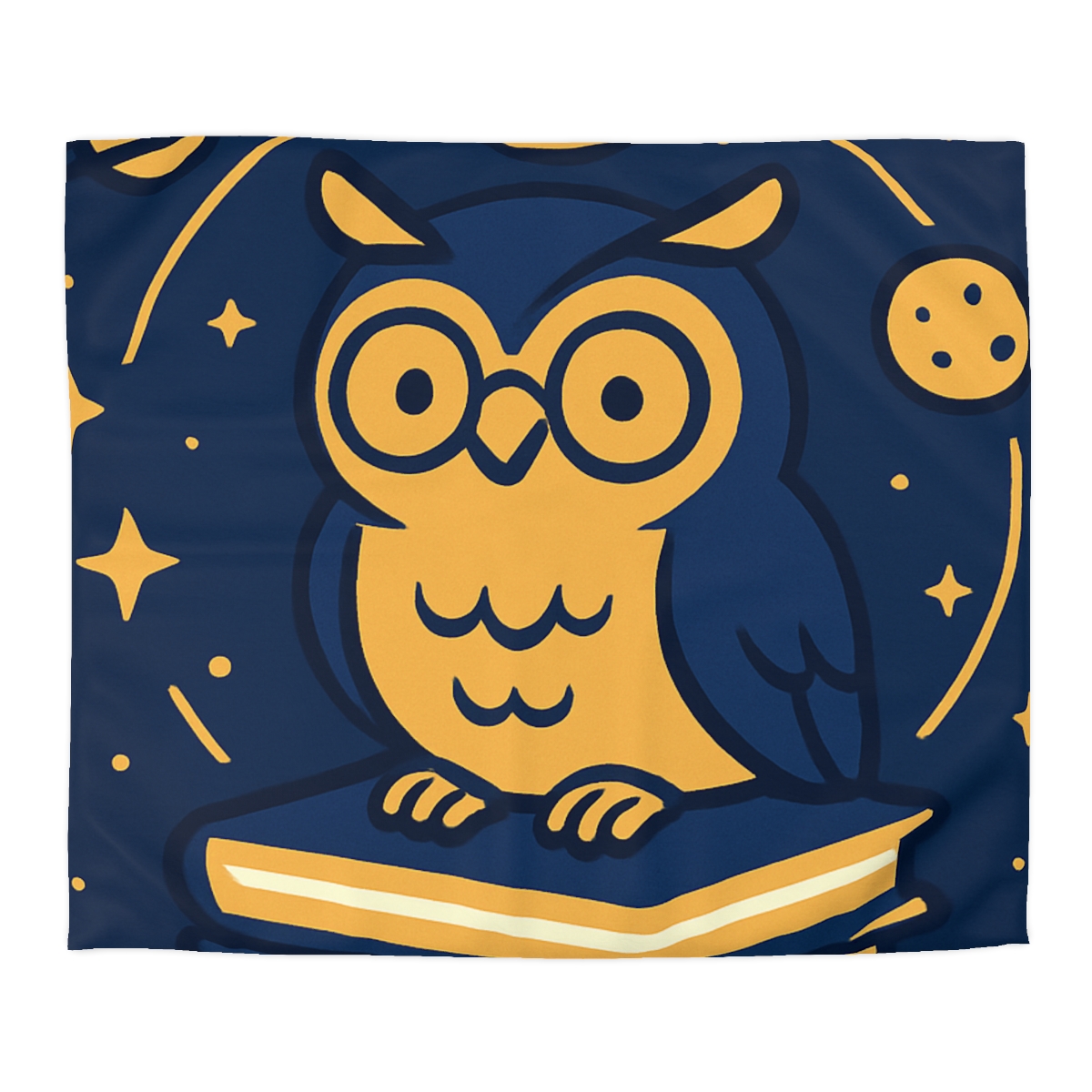 Galactic Owl Library stylish duvet covers