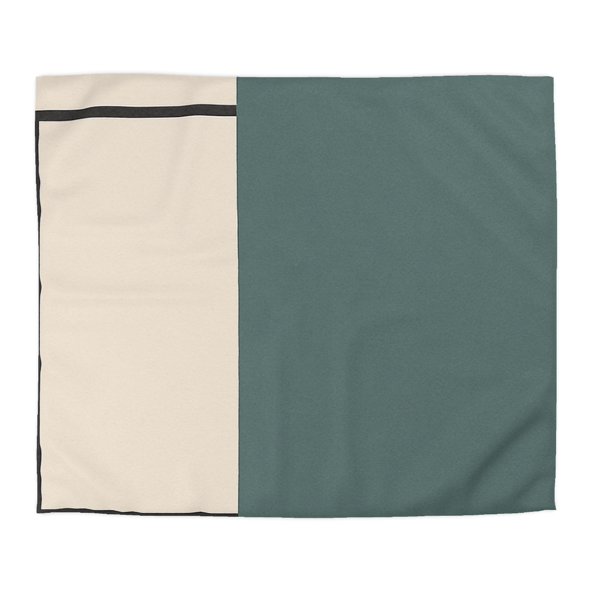 Offset Rectangle Pause custom duvets