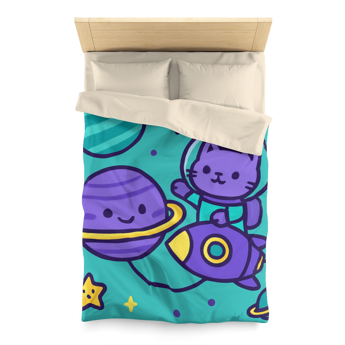 Star Sailor Kitten soft comforter duvets