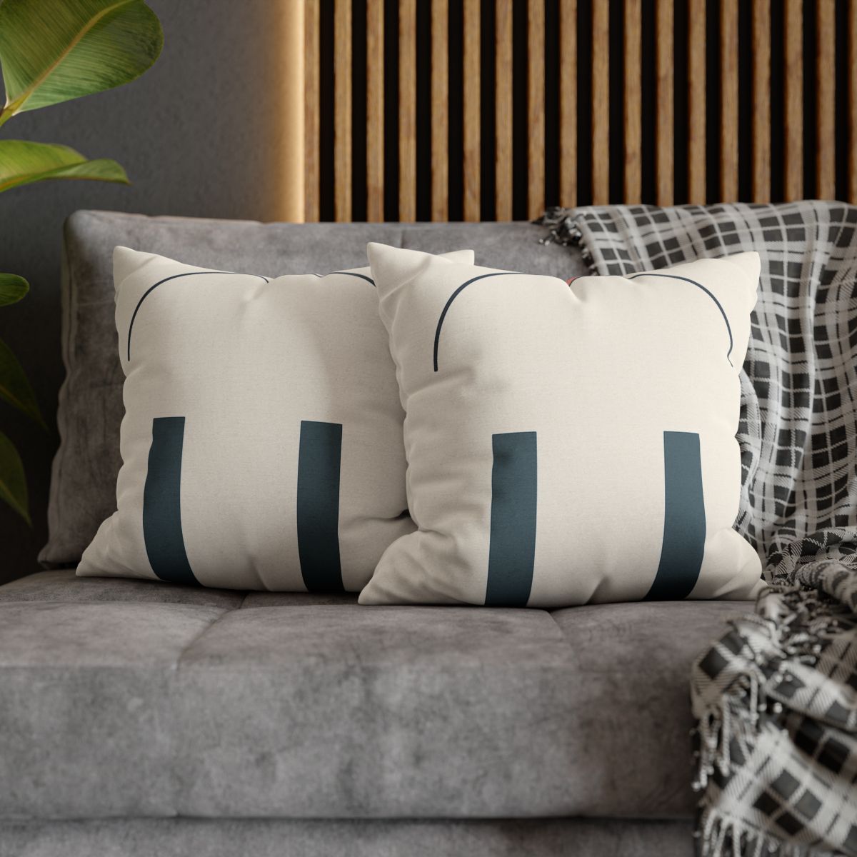 Arc Window With Twin Bars stylish decorative pillowcases