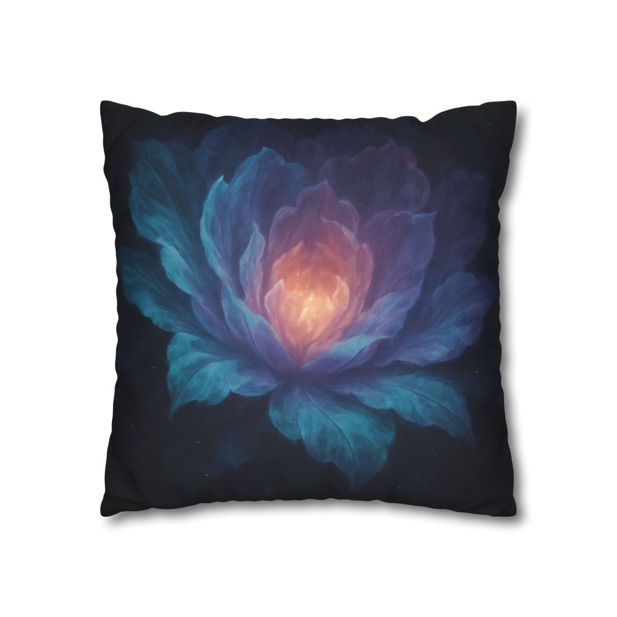 Prismatic Void Bloom comfortable bedding pillow covers