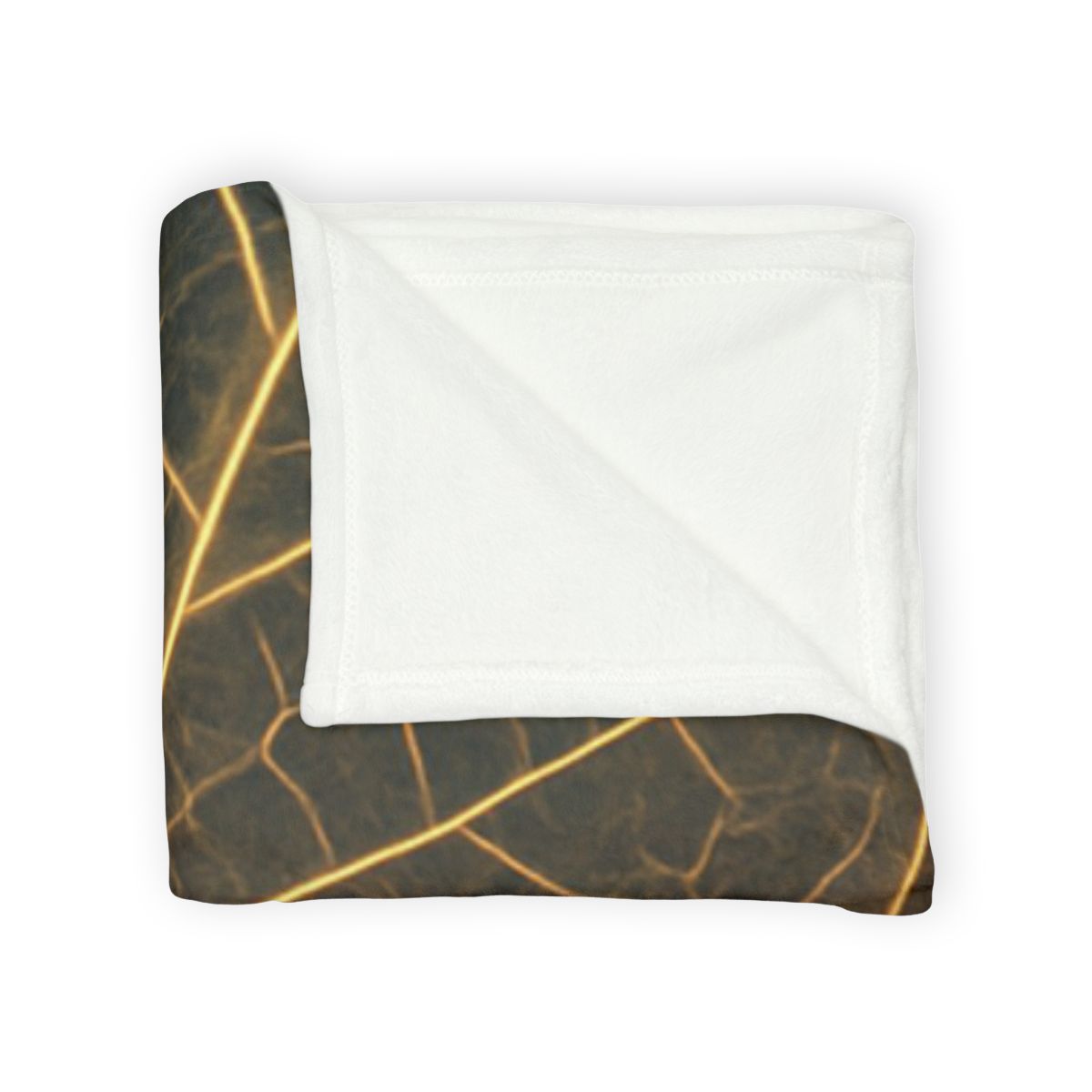 Solar Leaf Lattice soft fleece blankets