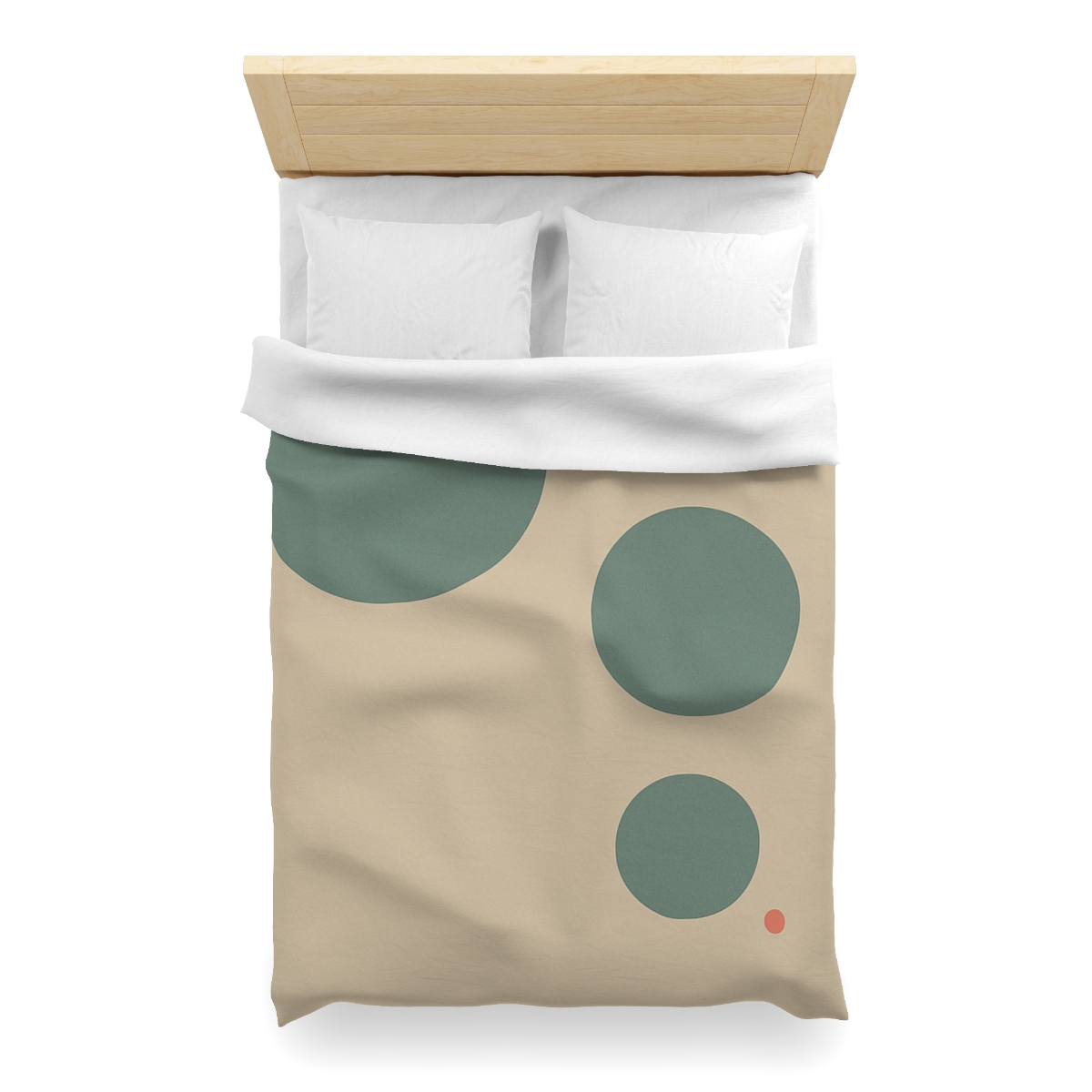 Quiet Triplet Of Offset Circles soft comforter duvets