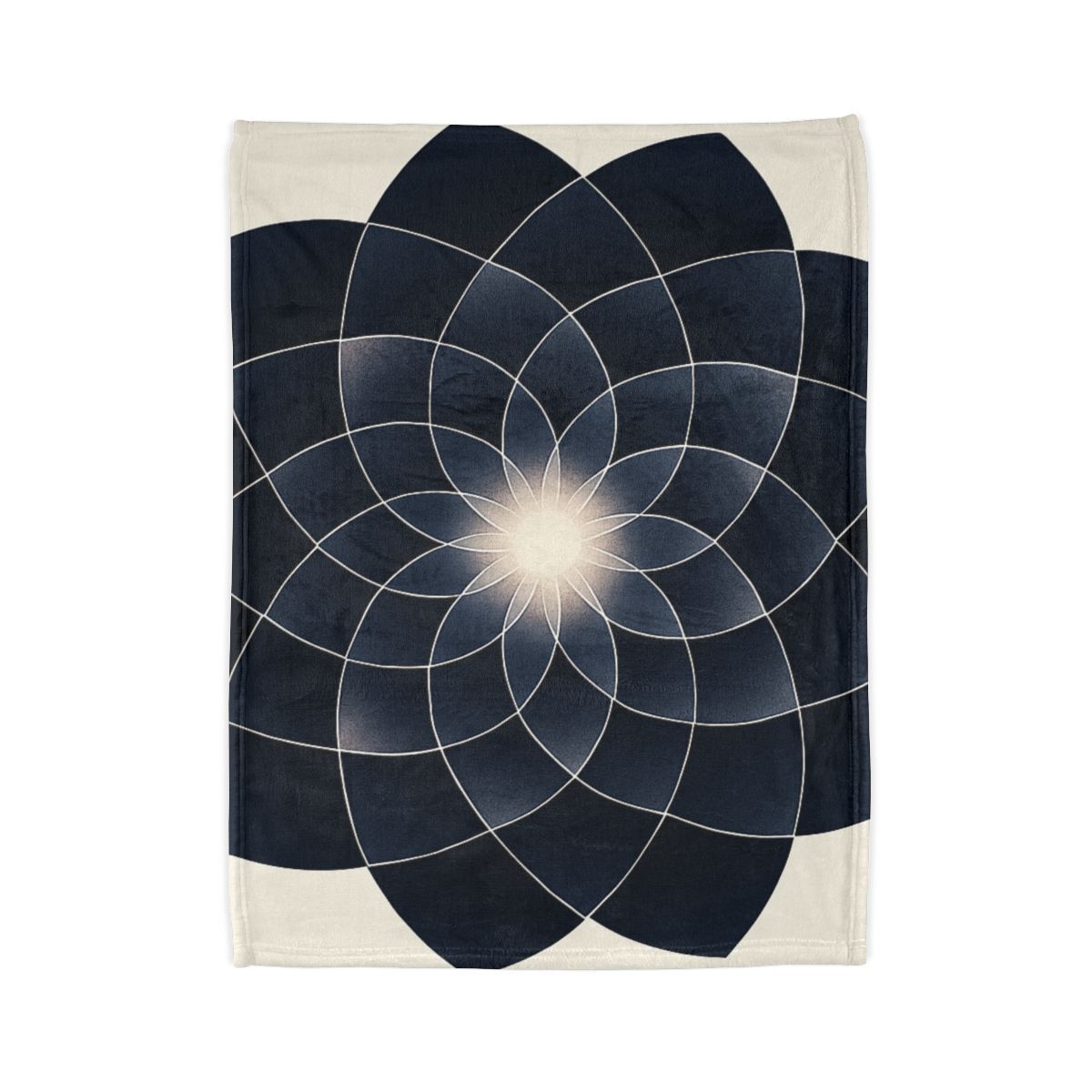 Petal Eclipse Rosette stylish throw blankets