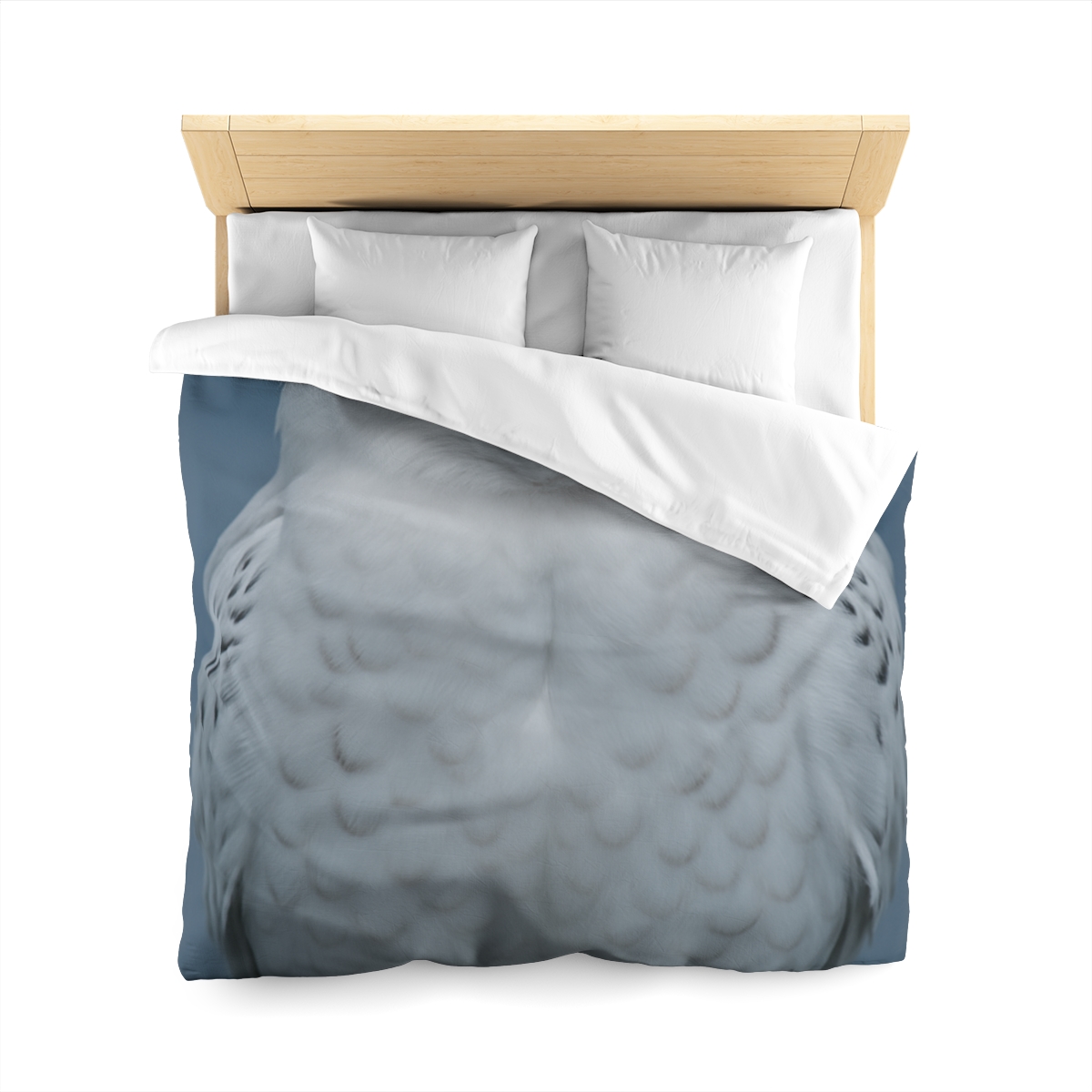 Midnight Watch Snowy Owl designer printed duvets