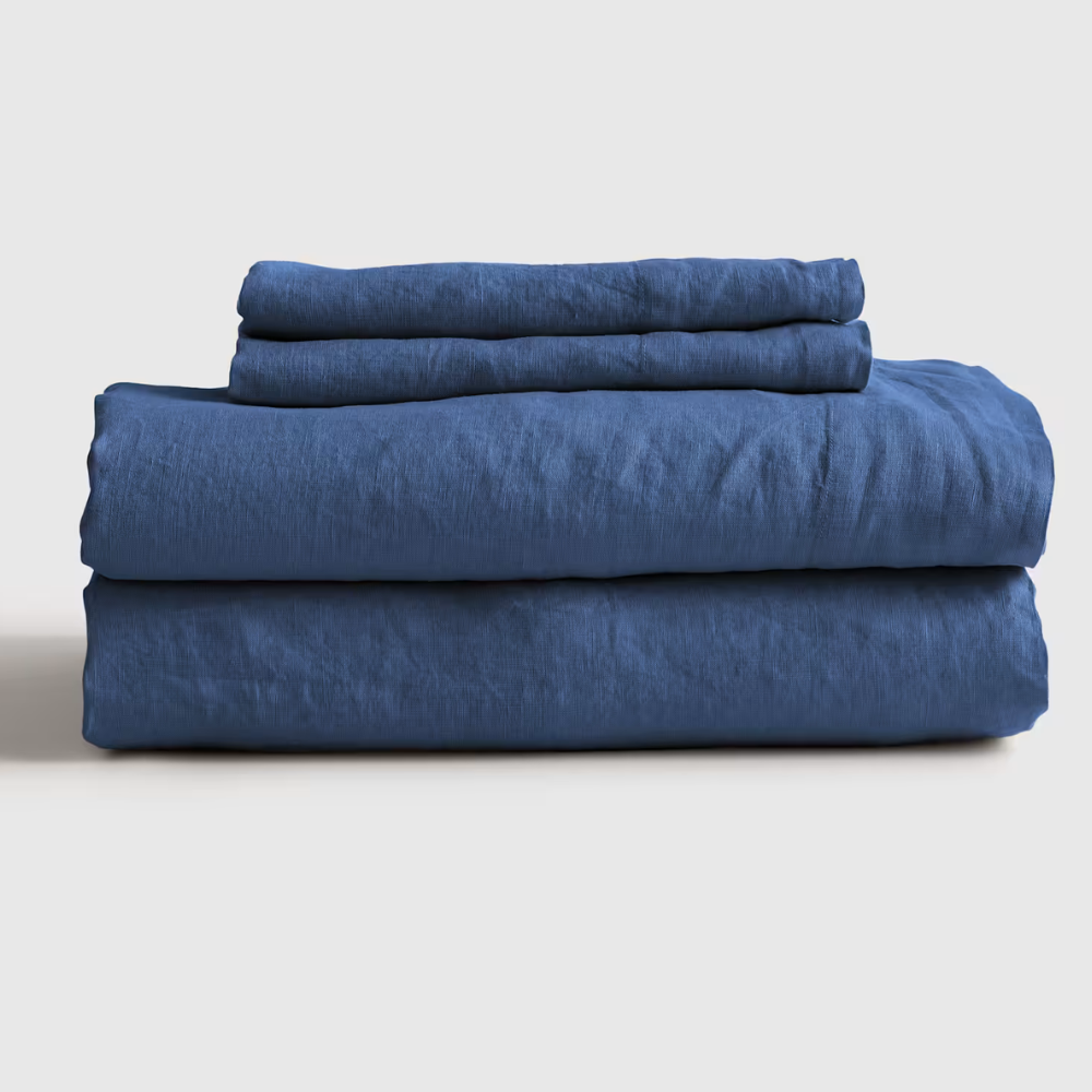 European Linen Bed Sheet Set
