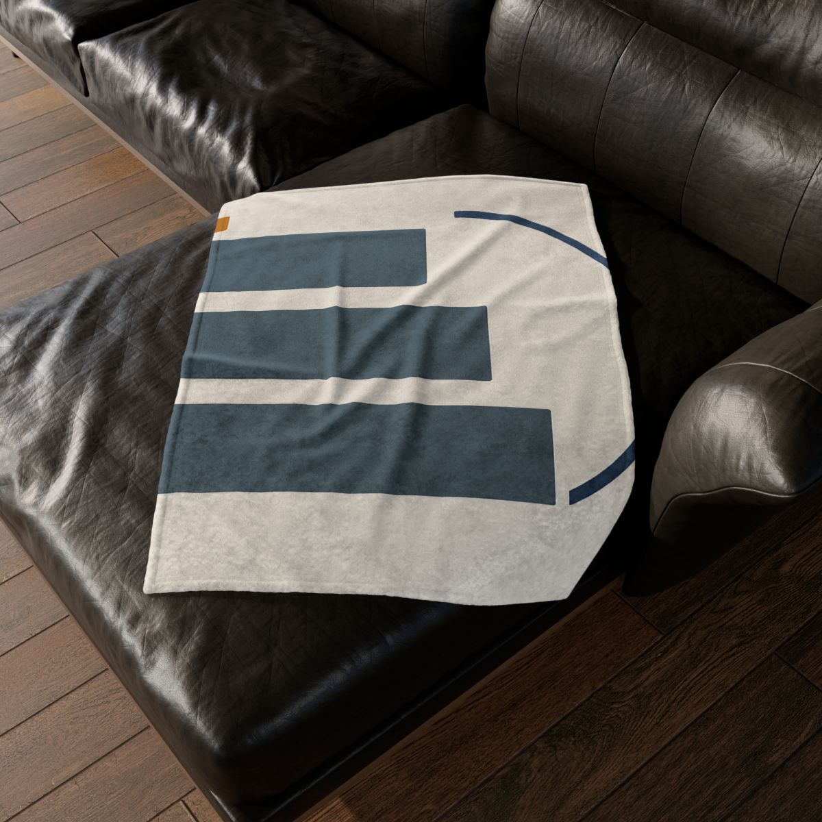 Three Bars With Hanging Arc soft fleece blankets