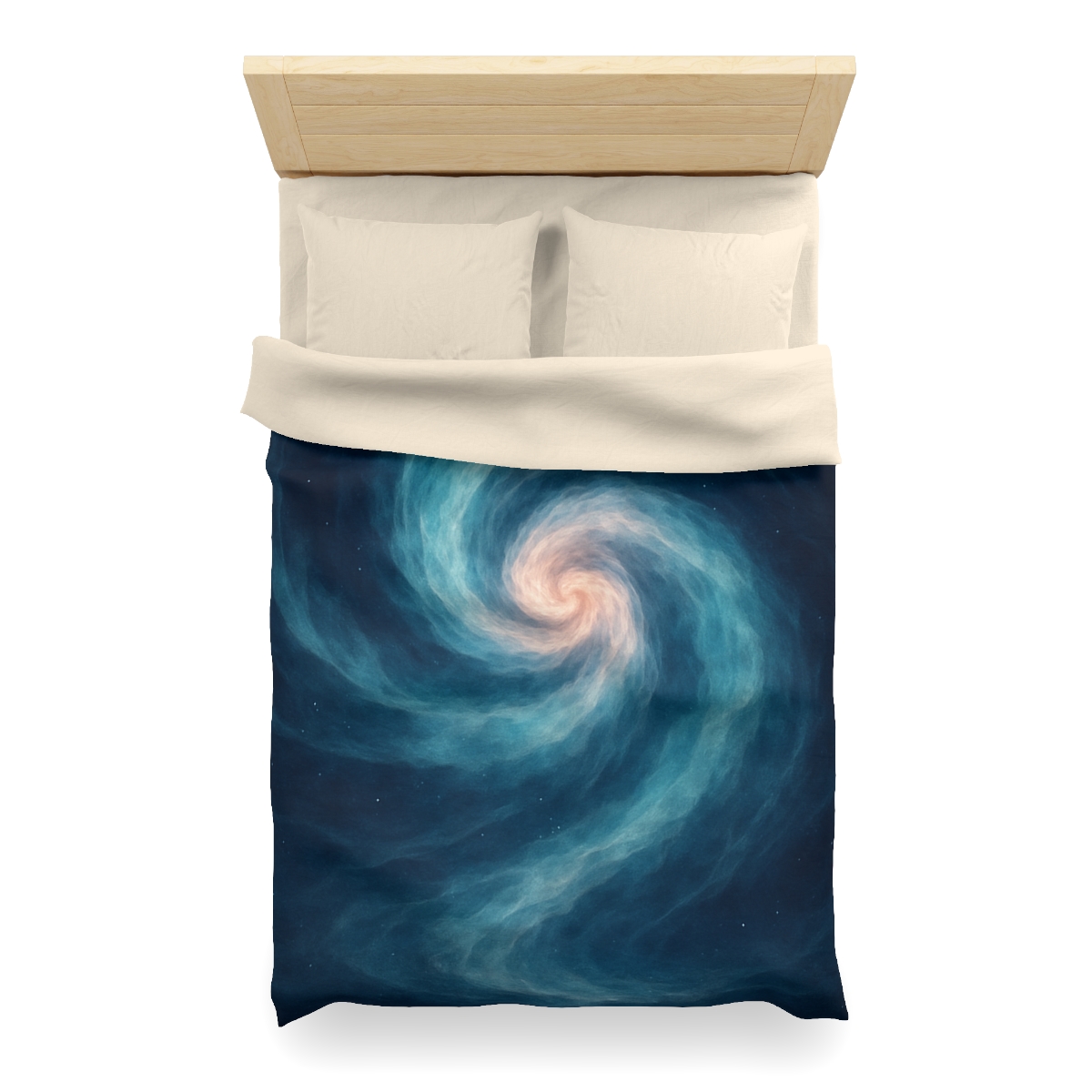 Nebula Silk Spiral personalized bedding duvets