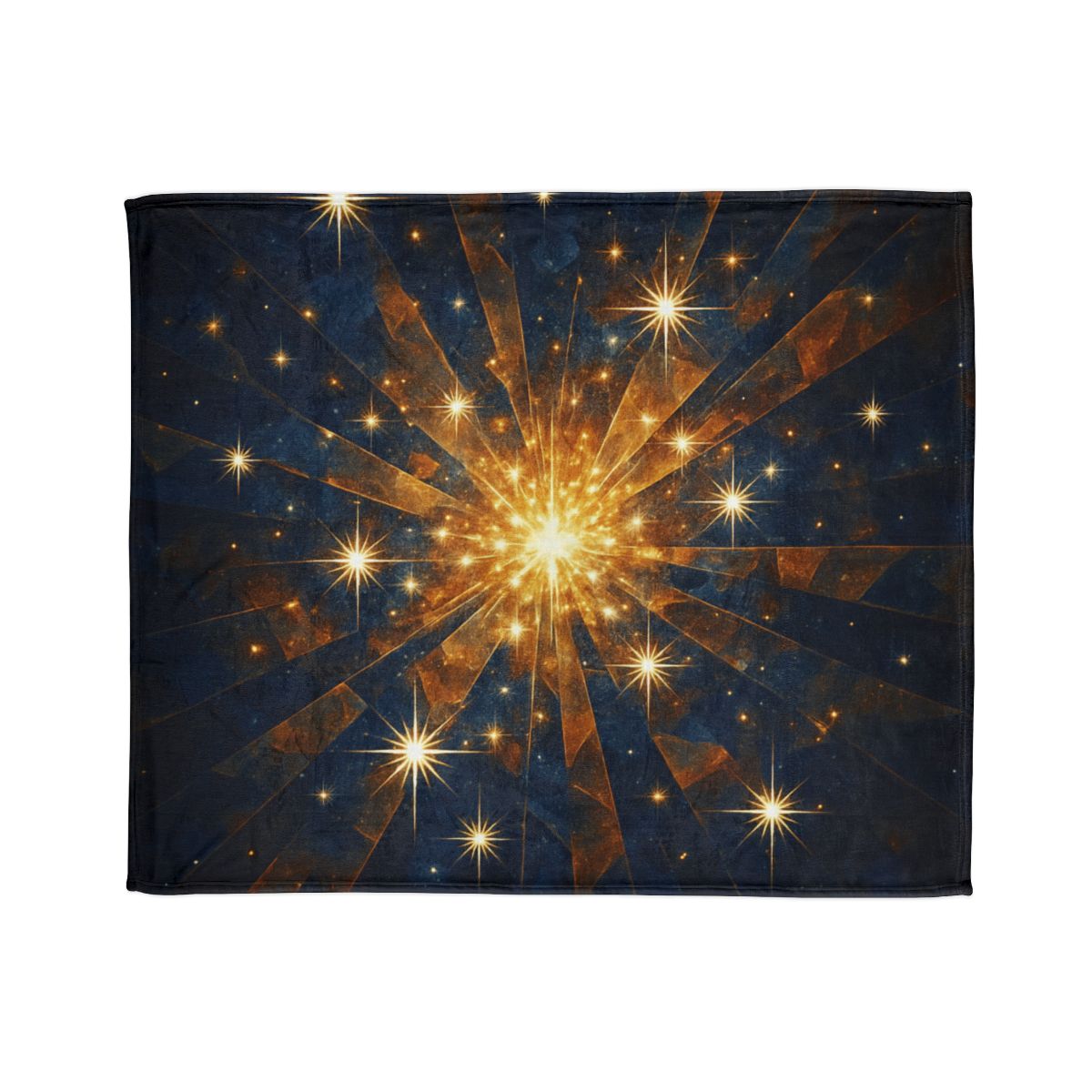 Starburst Mosaic Field designer printed blankets