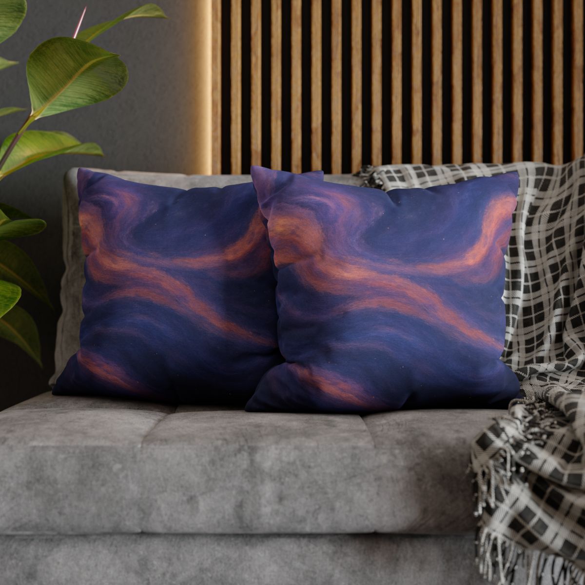 Chromatic Nebula Tapestry comfortable bedding pillow covers