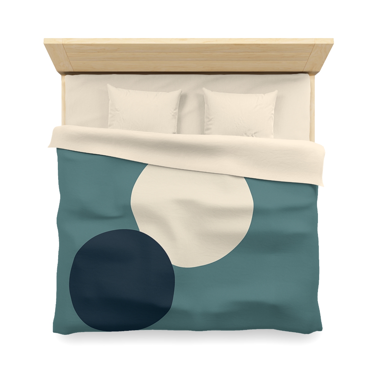 Staggered Trio Of Circles Harmony custom duvets