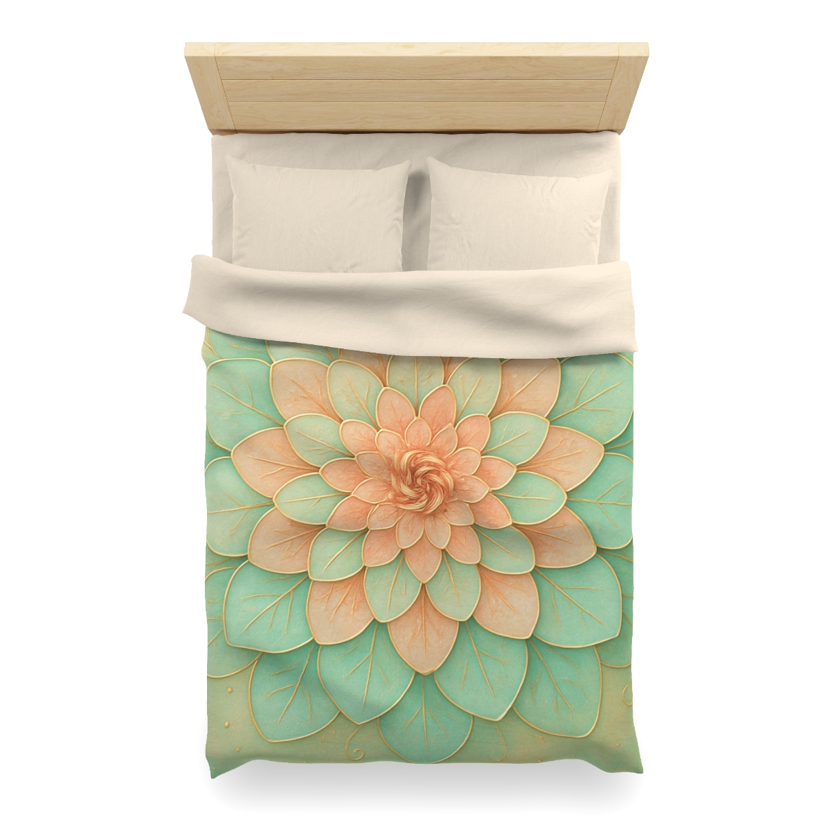 Petal Spiral Mosaic duvets for gifts