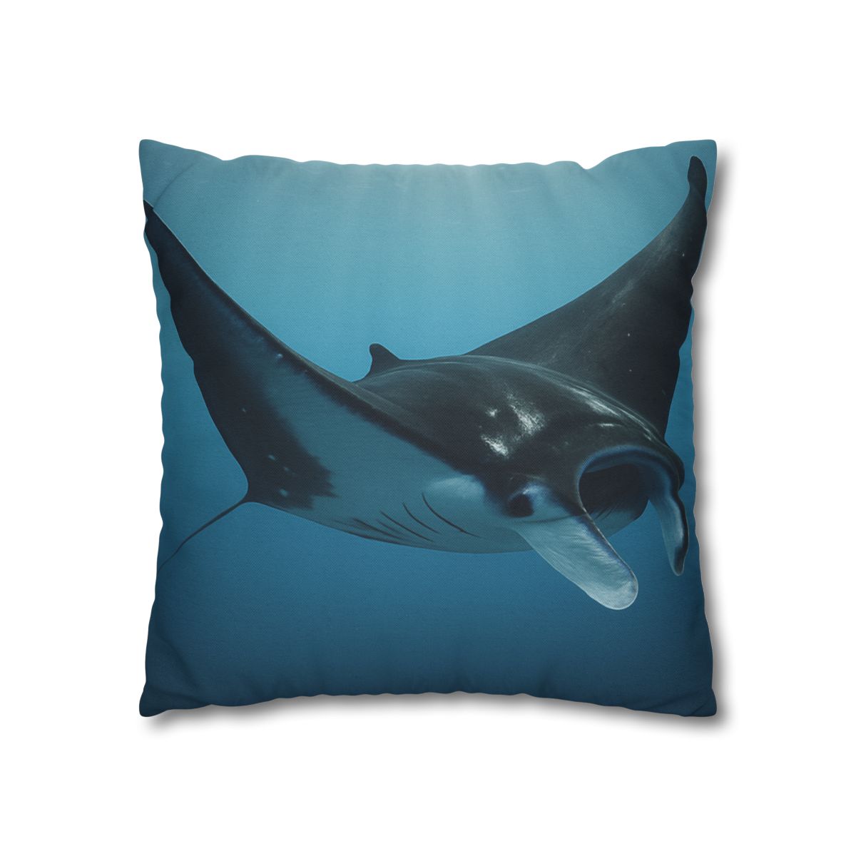 Manta Ray Silent Glide designer print pillow cases