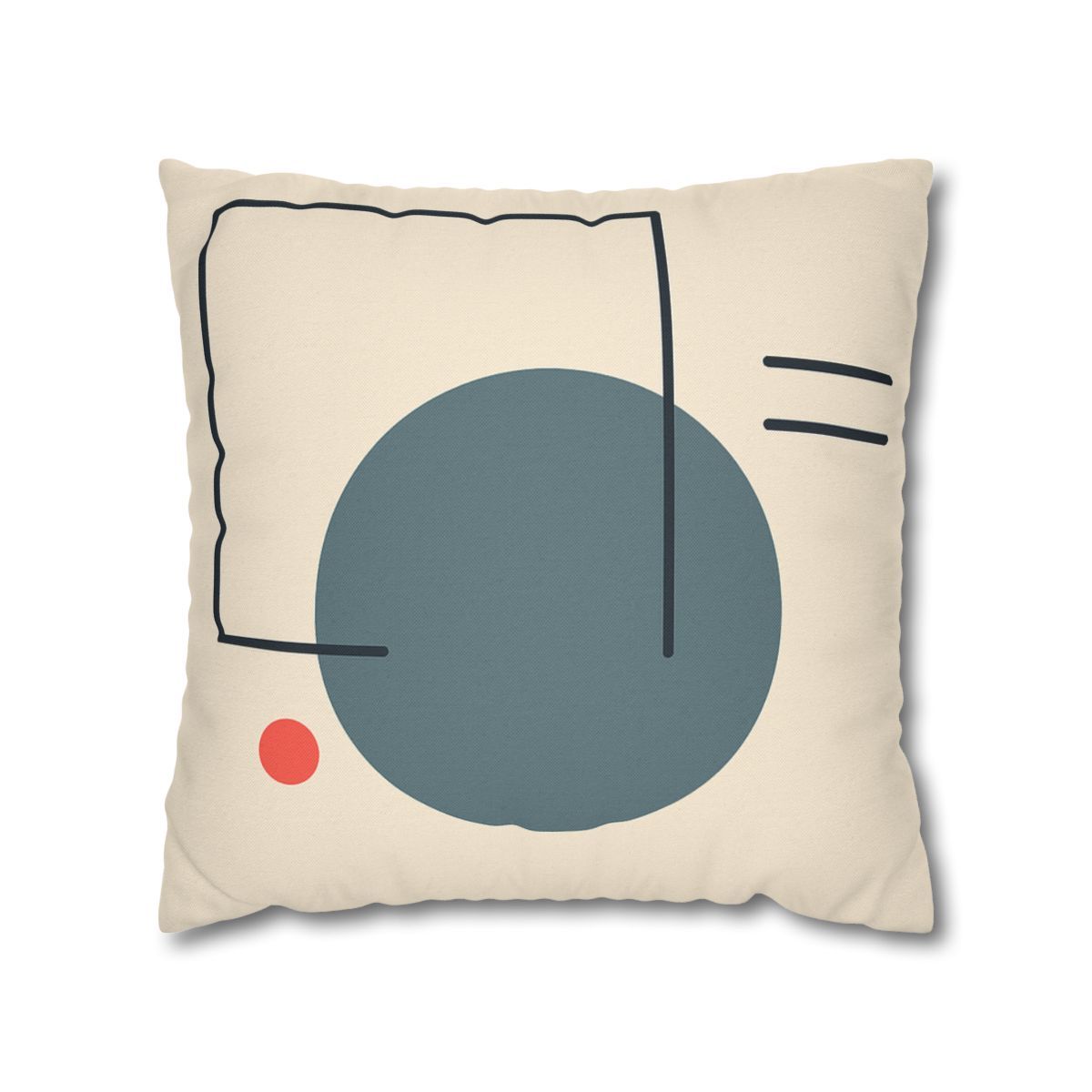 Quiet Orbit With Offset Frame unique gift pillow cases