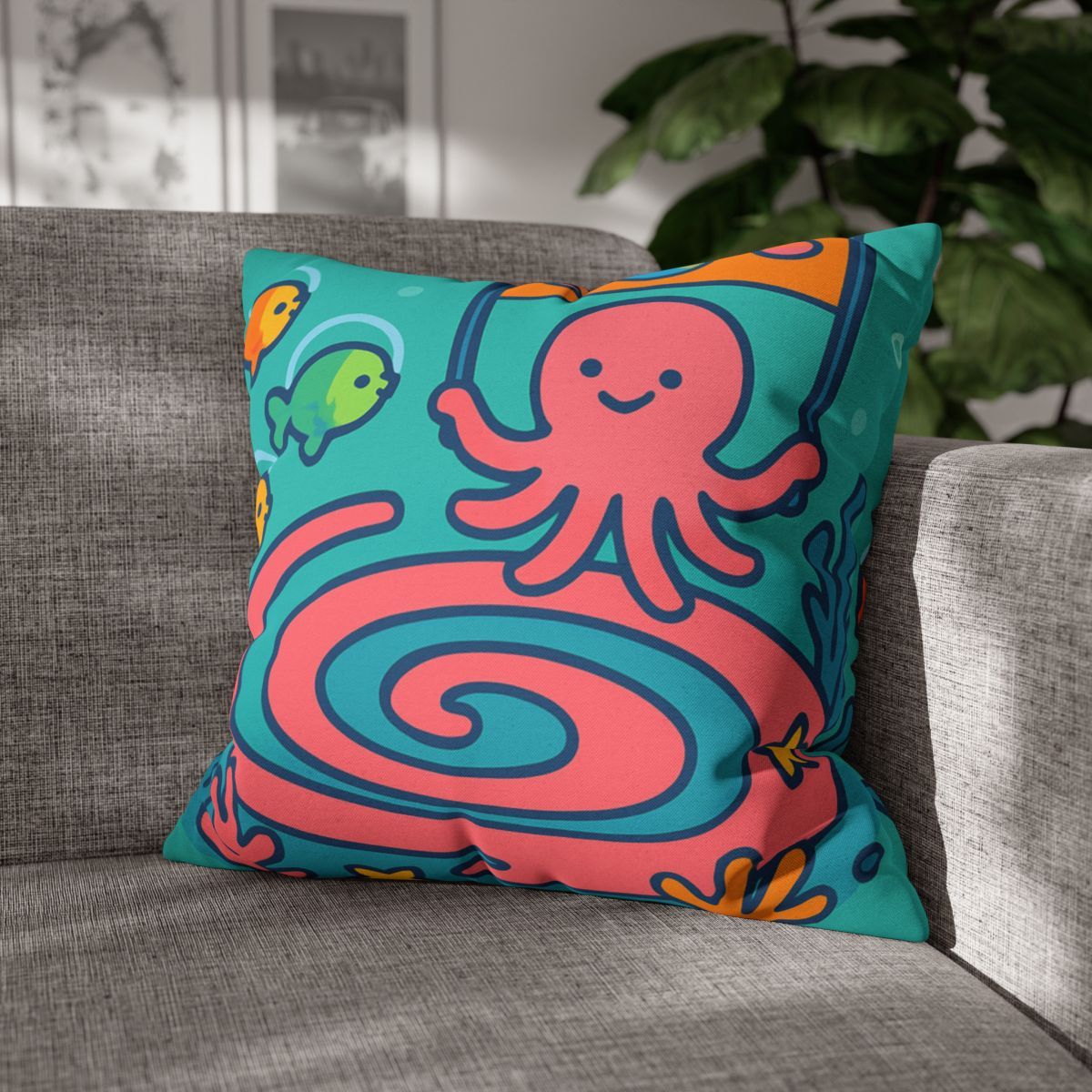 Rainbow Reef Planet Parade comfortable bedding pillow covers