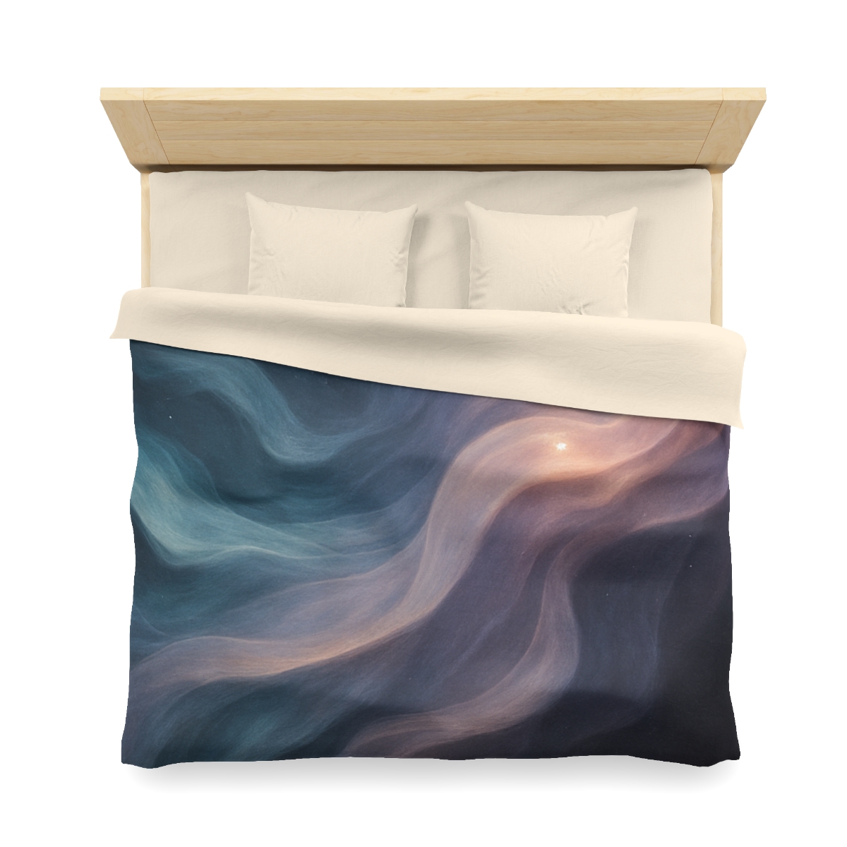 Prismatic Nebula Silk Drift personalized bedding duvets