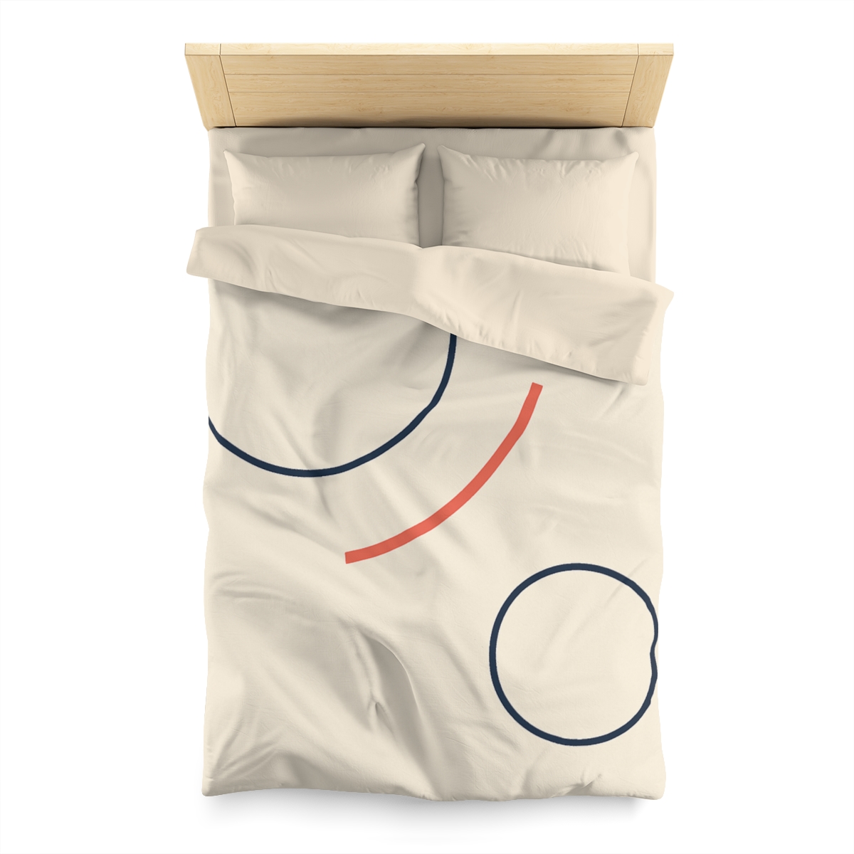 Orbit Gap Circle Pair unique patterned duvets