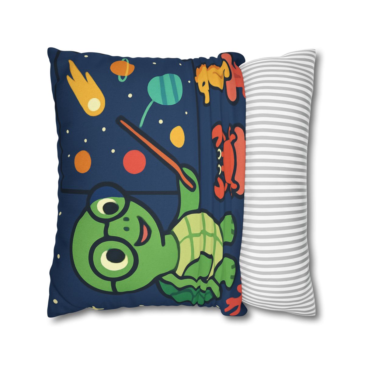Comet Classroom Turtle personalized pillow covers