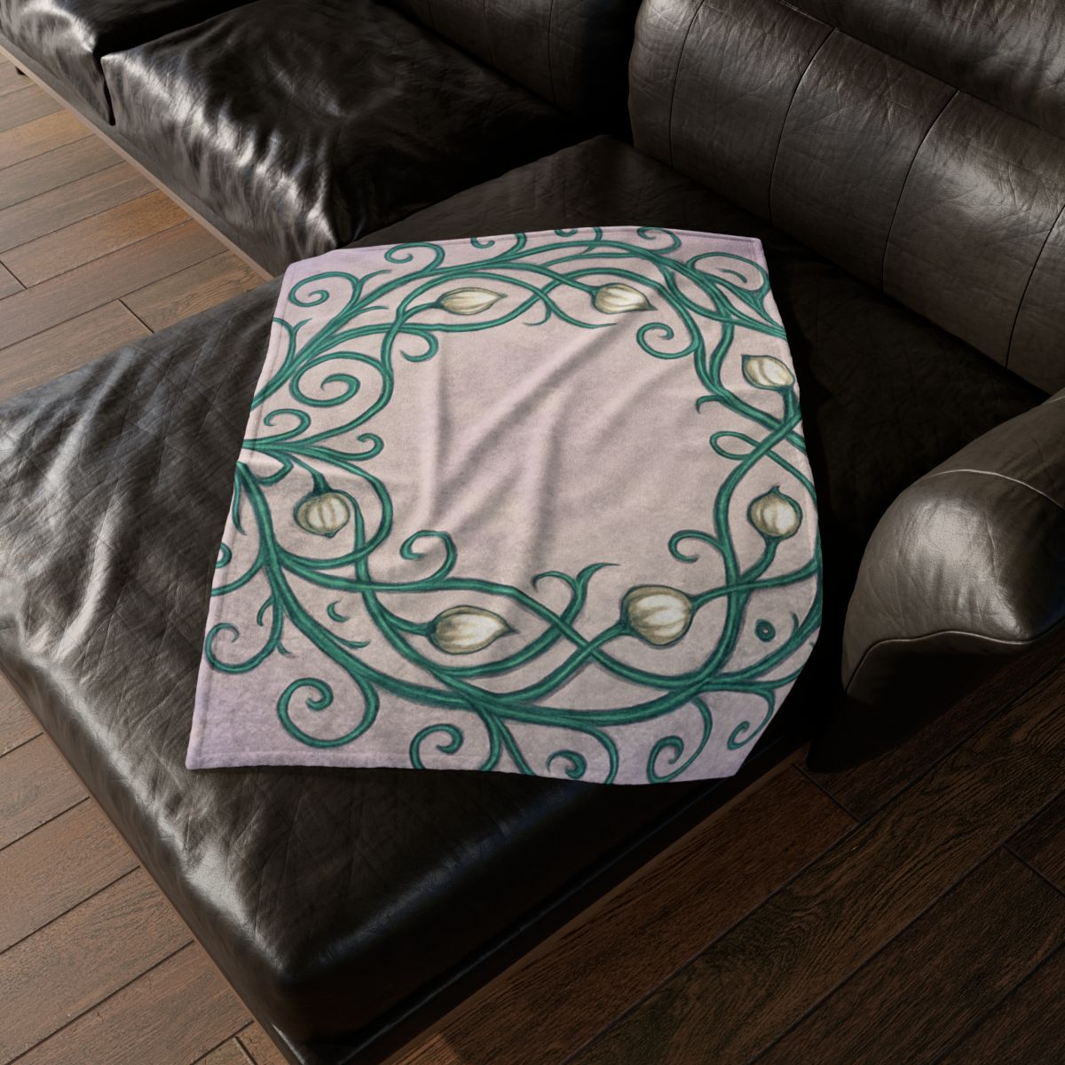 Vine Lattice Halo stylish throw blankets