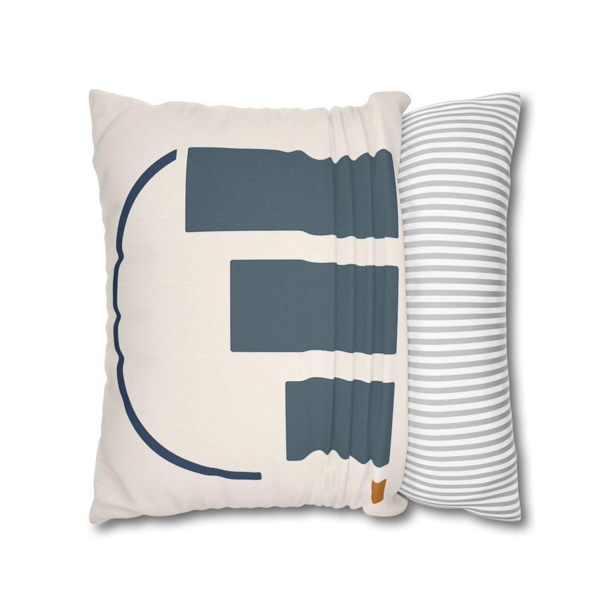 Three Bars With Hanging Arc soft cotton pillow cases