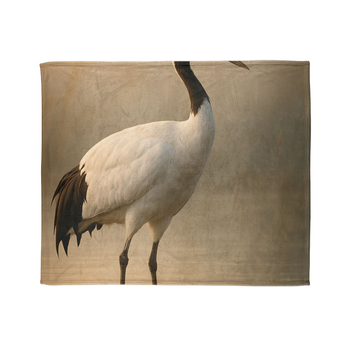 Dawn Balance Red Crowned Crane stylish throw blankets
