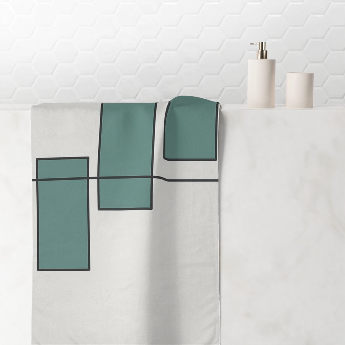 Drift Angle Rectangles unique gift towels