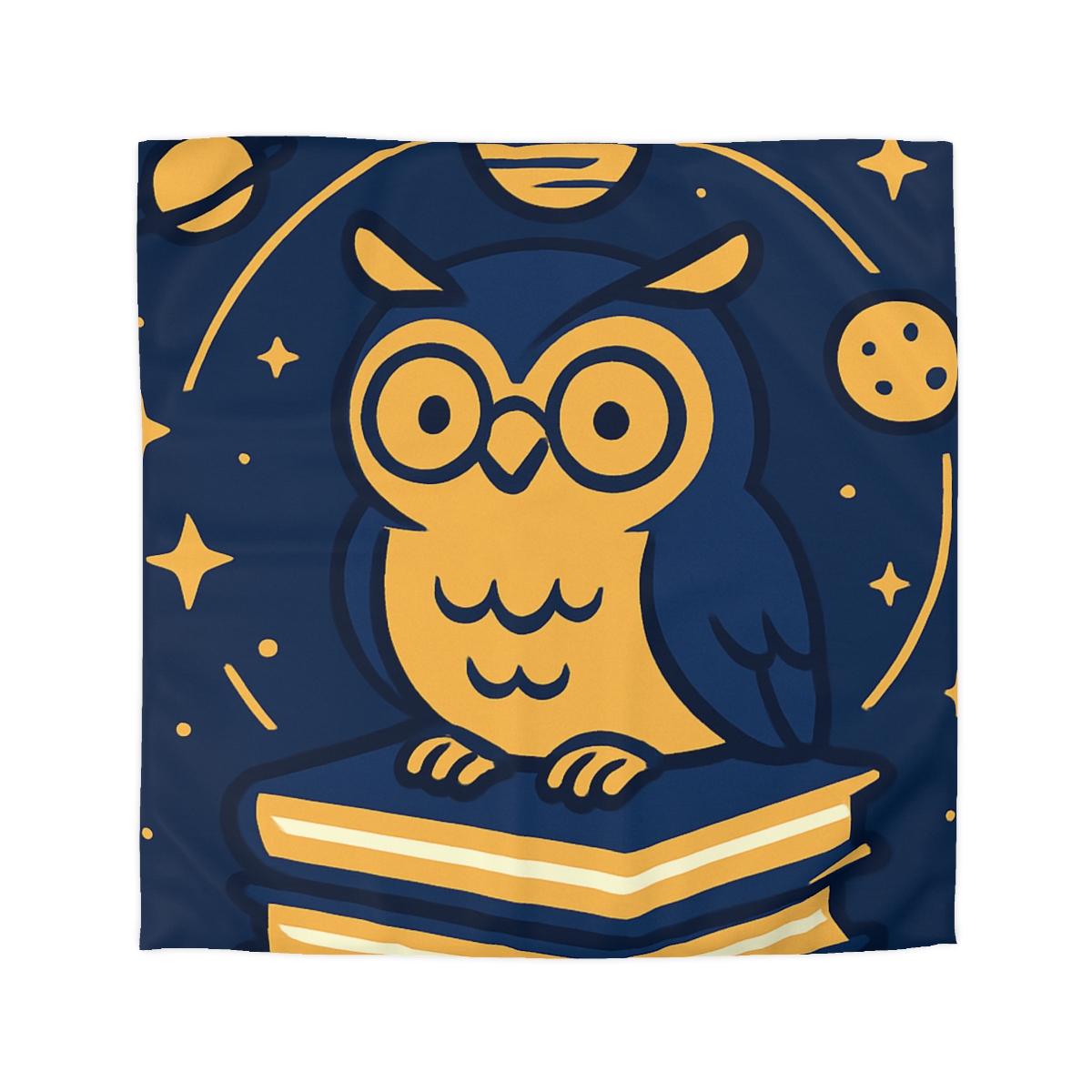Galactic Owl Library stylish duvet covers