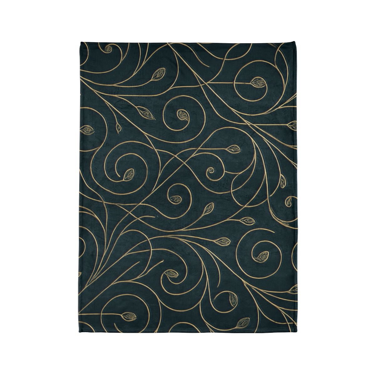 Vine Circuit Filigree designer printed blankets