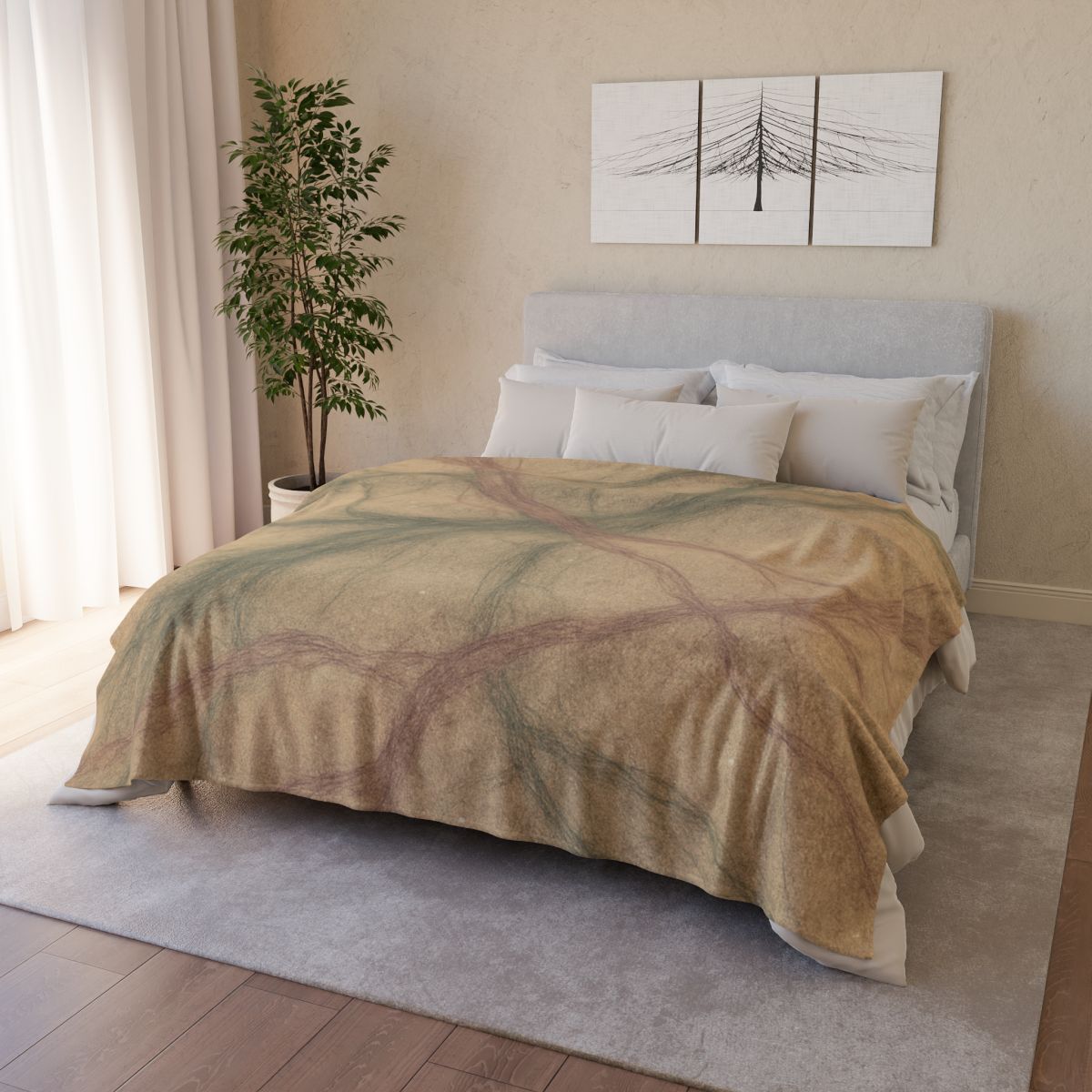 Cosmic Filament Tapestry warm winter blankets