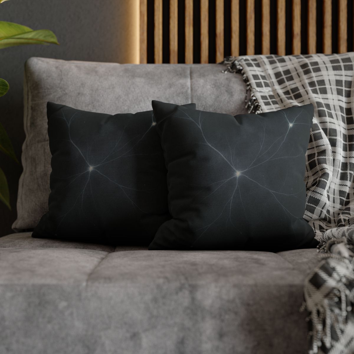 Void Filament Silk Tapestry personalized pillow covers