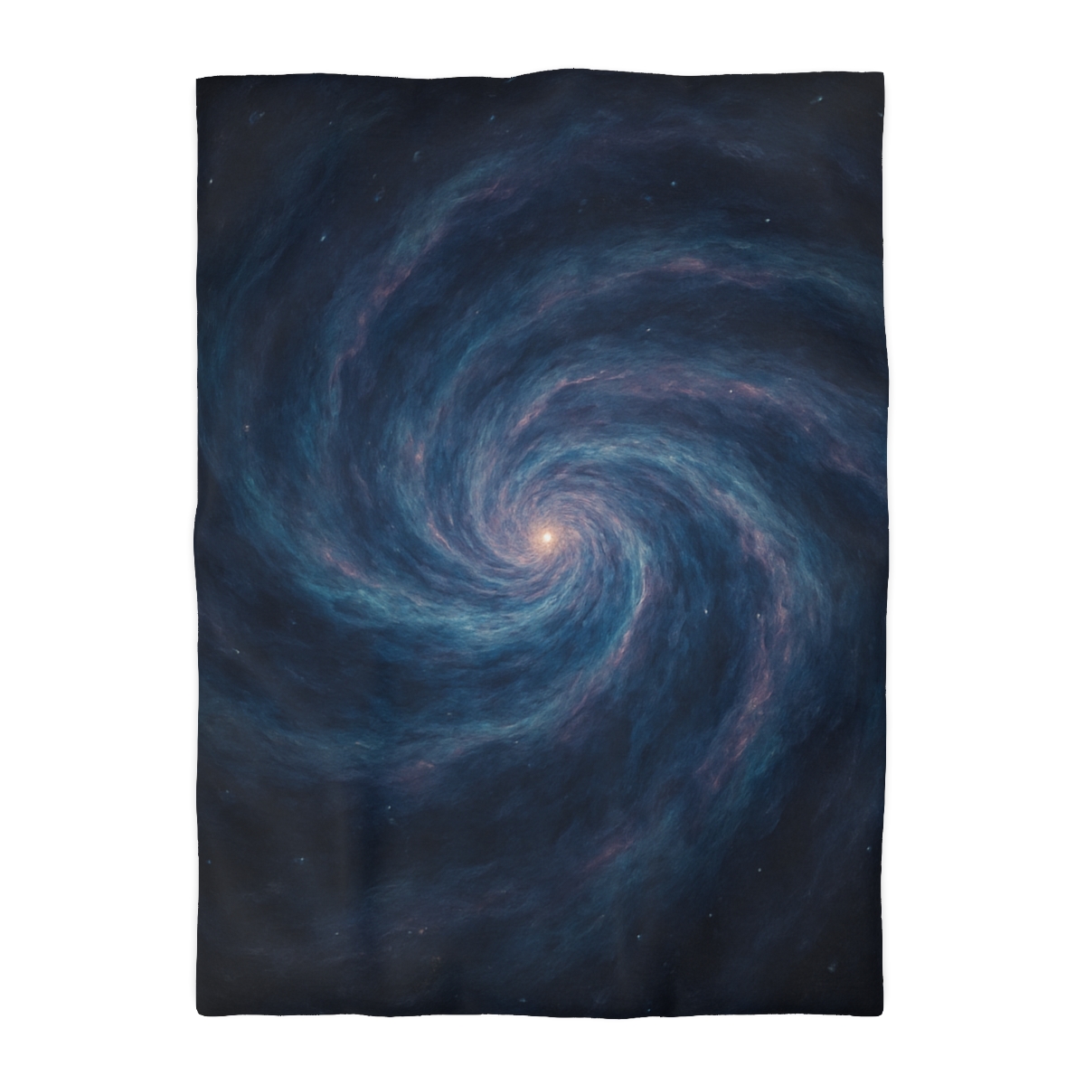Nebula Spiral Haze designer printed duvets