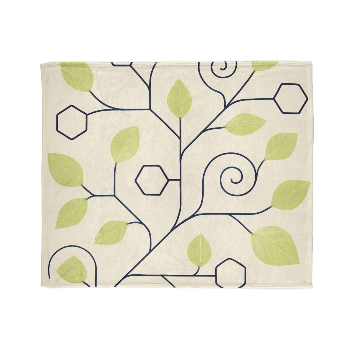 Tendril Network Diagram decorative home blankets