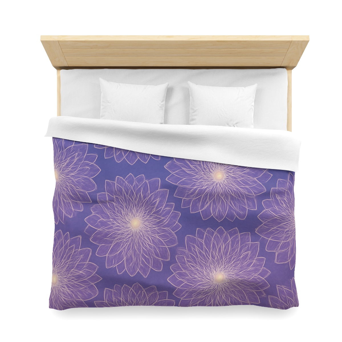 Cosmic Blossom Lattice duvets for gifts