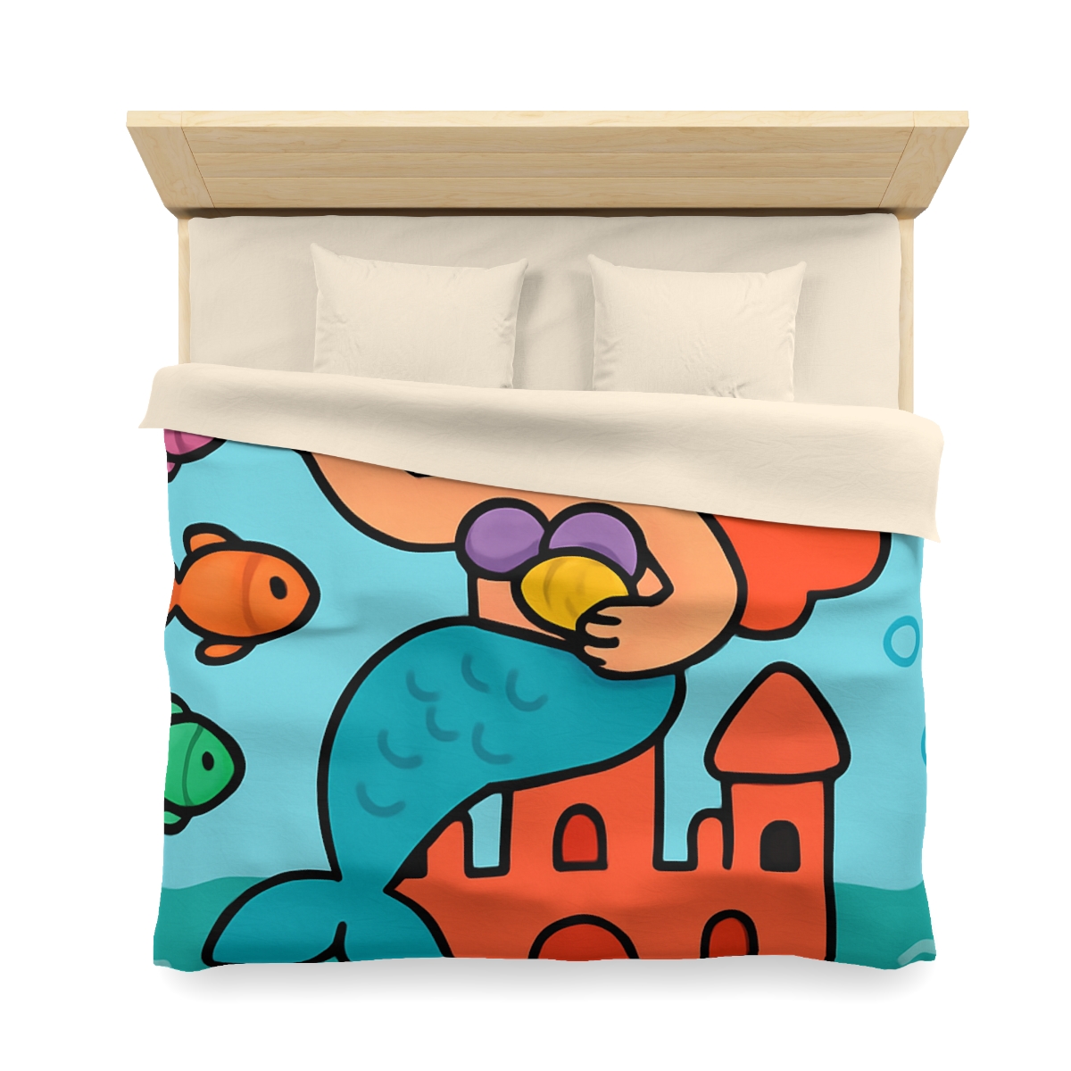 Coral Castle Mermaid trendy bedroom duvets