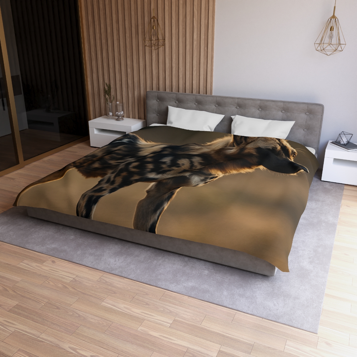 Ember Gaze African Wild Dog trendy bedroom duvets