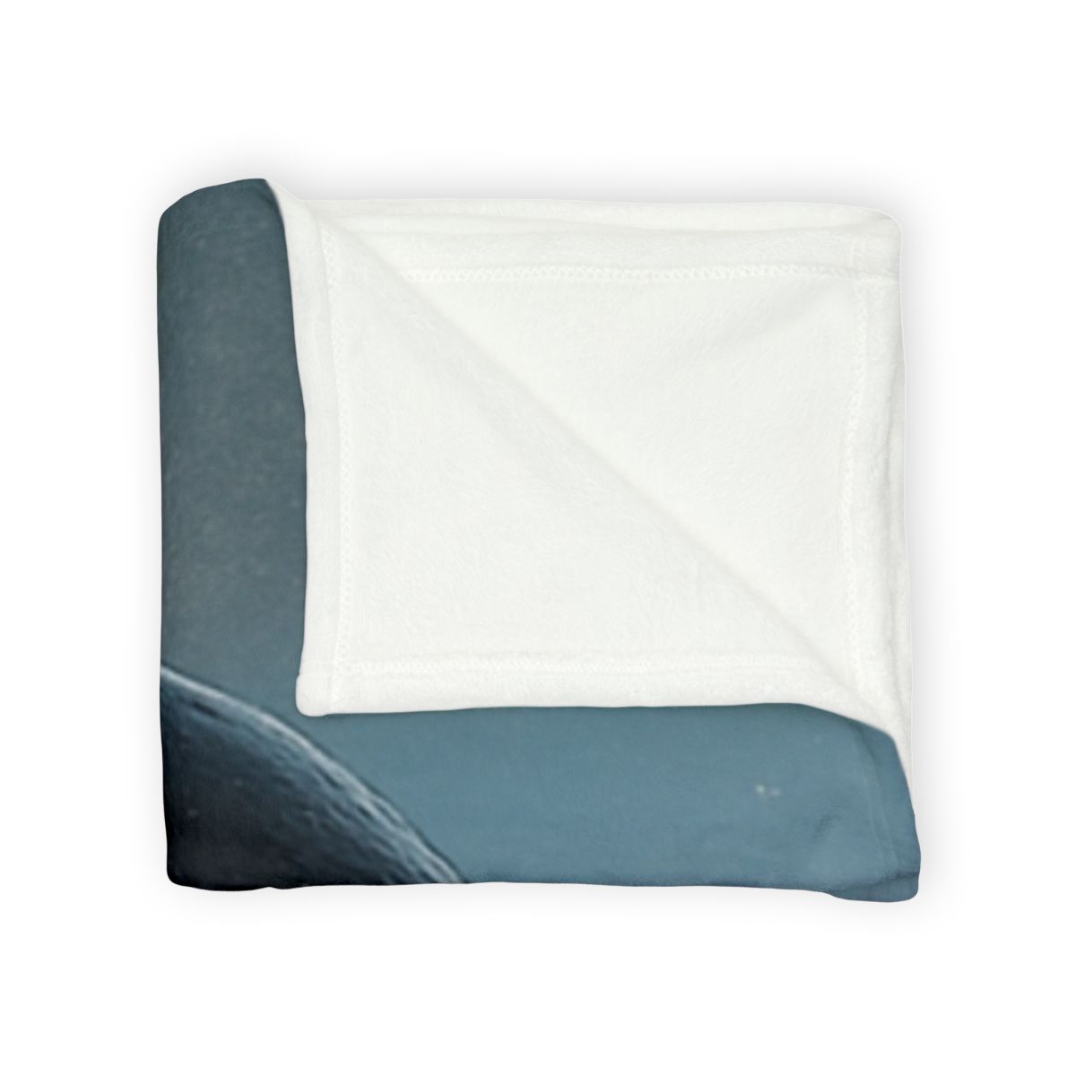 Abyss Glide Orca stylish throw blankets