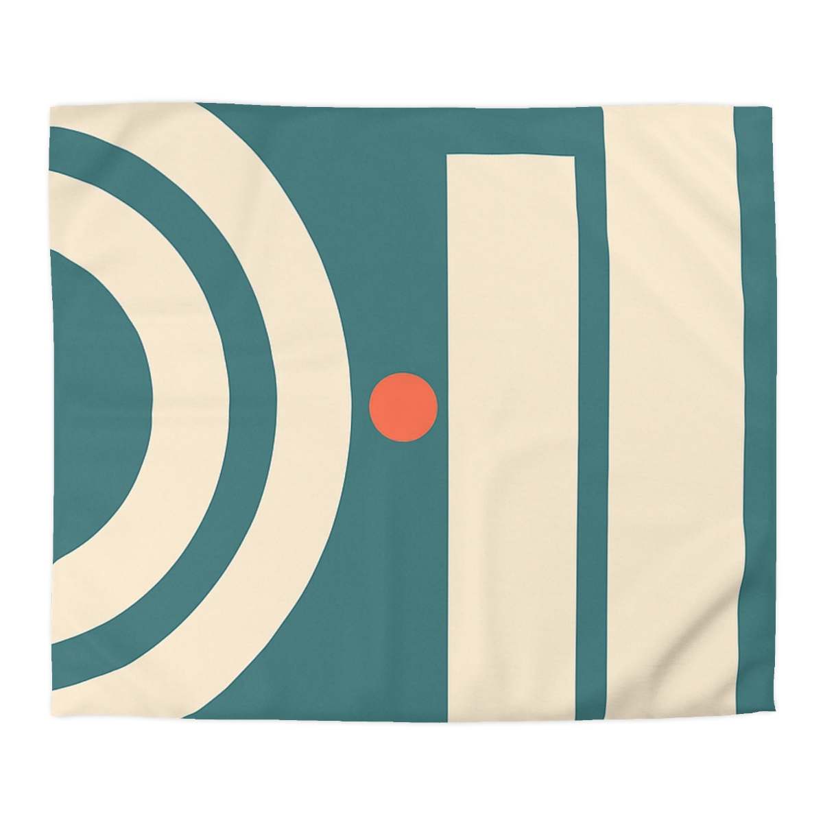 Quiet Triptych Of Arcs And Bars duvets for gifts