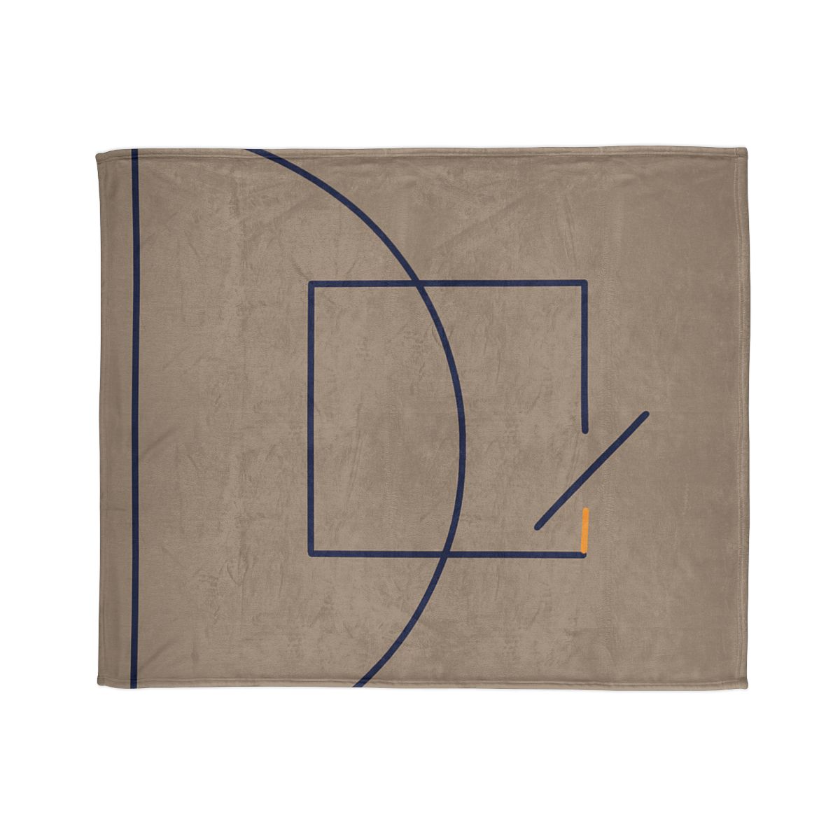 Corner Arc With Nested Open Square designer printed blankets