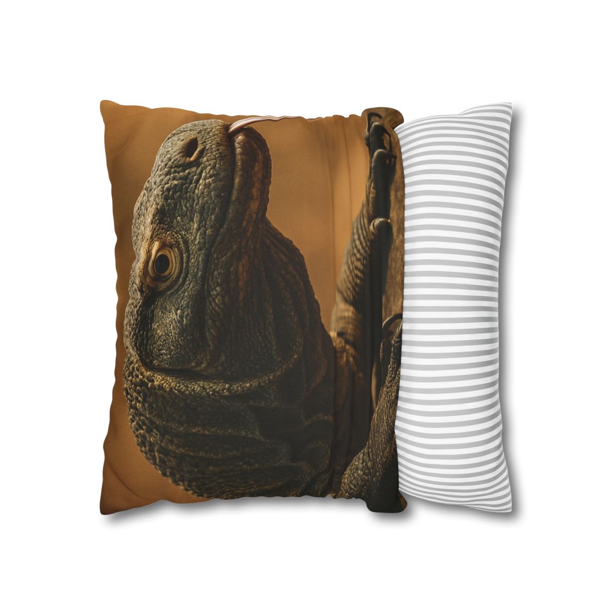 Ancient Sentinel Komodo Dragon trendy patterned pillow cases