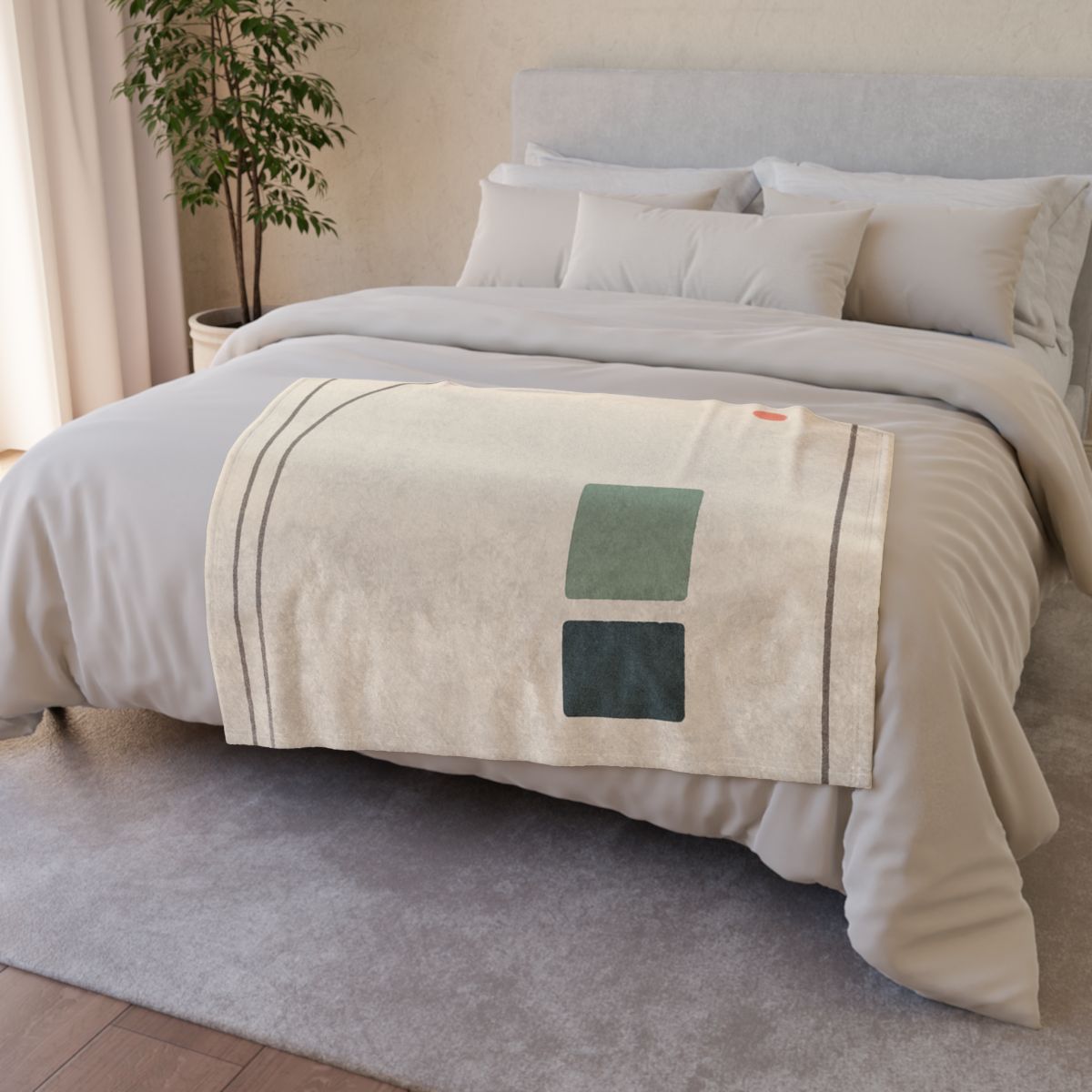 Open Frame With Sliding Arc stylish throw blankets