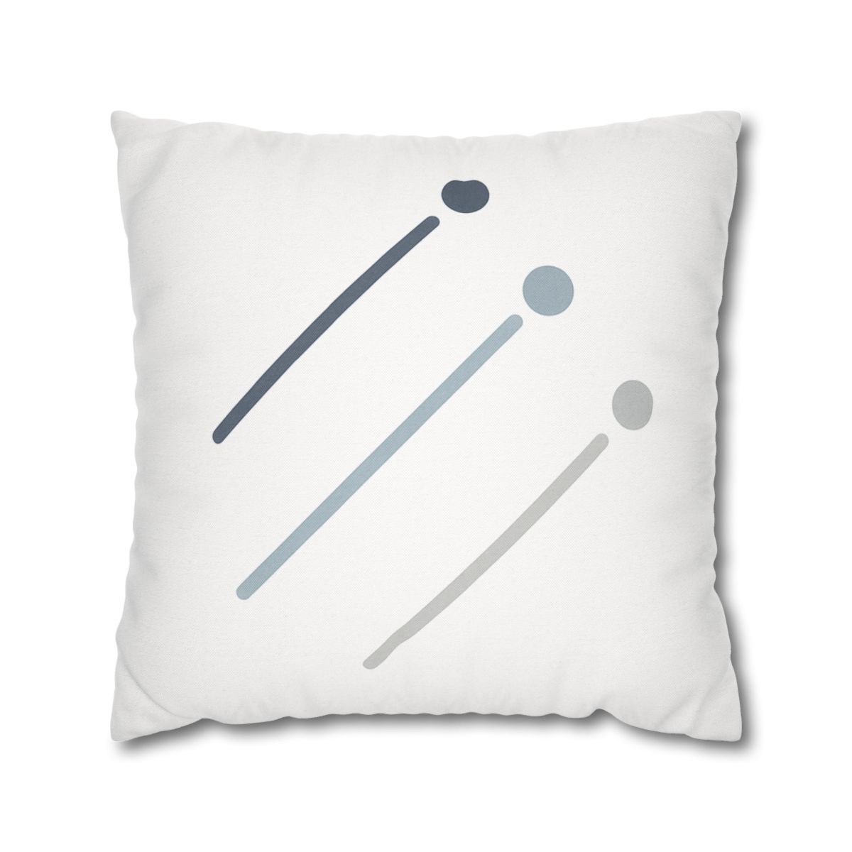Parallel Comet Paths designer print pillow cases