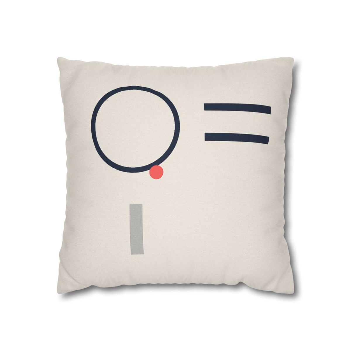 Quiet Orbit With Offset Bars designer print pillow cases