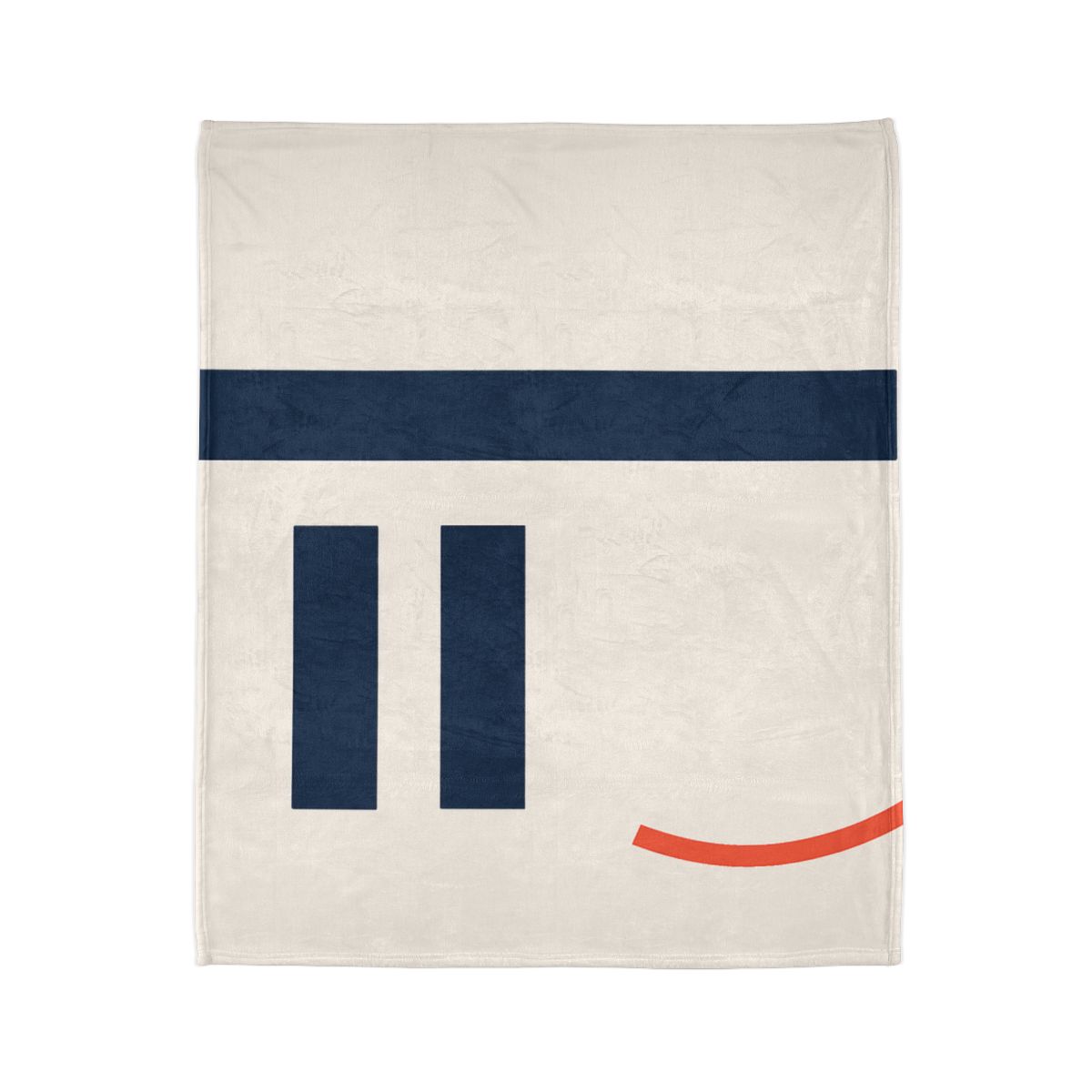 Offset Bars With Orbit Arc soft fleece blankets