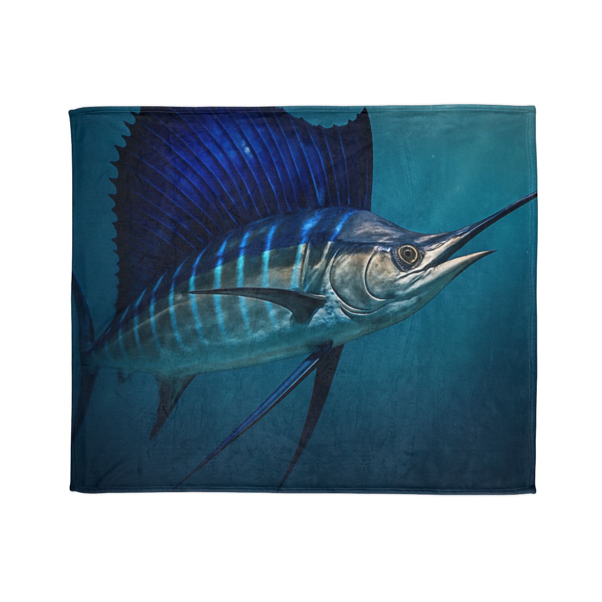 Starlit Surge Sailfish unique gift blankets