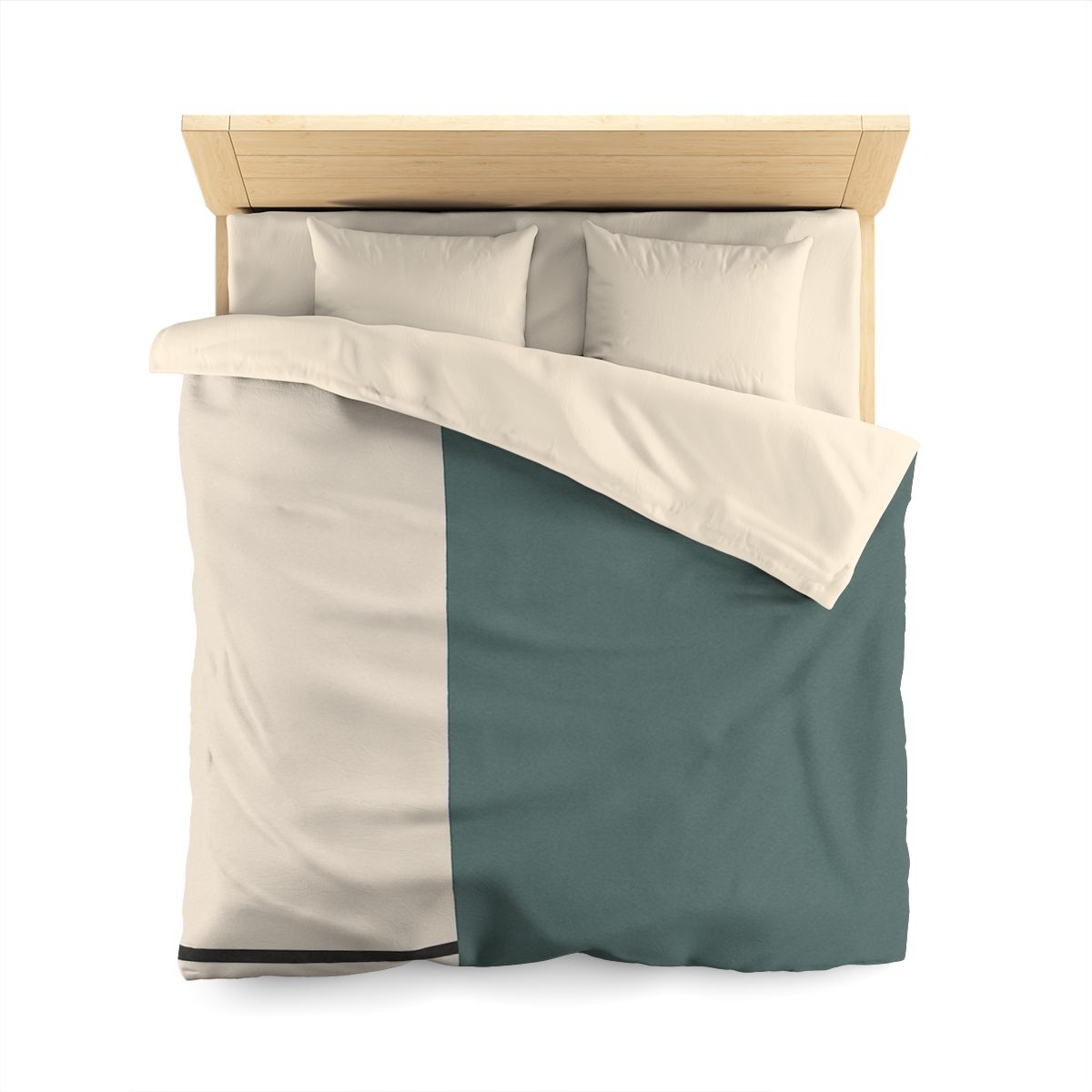 Offset Rectangle Pause custom duvets