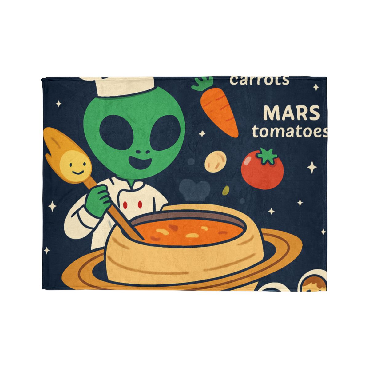 Solar System Soup Kitchen designer printed blankets