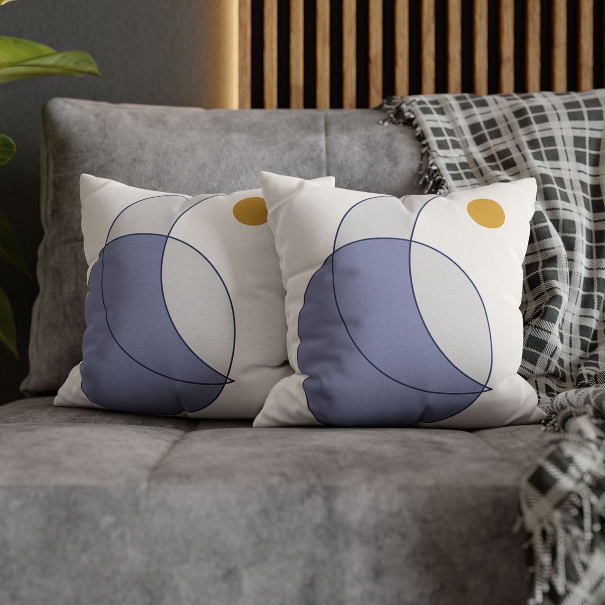 Intersecting Arc Duo trendy patterned pillow cases